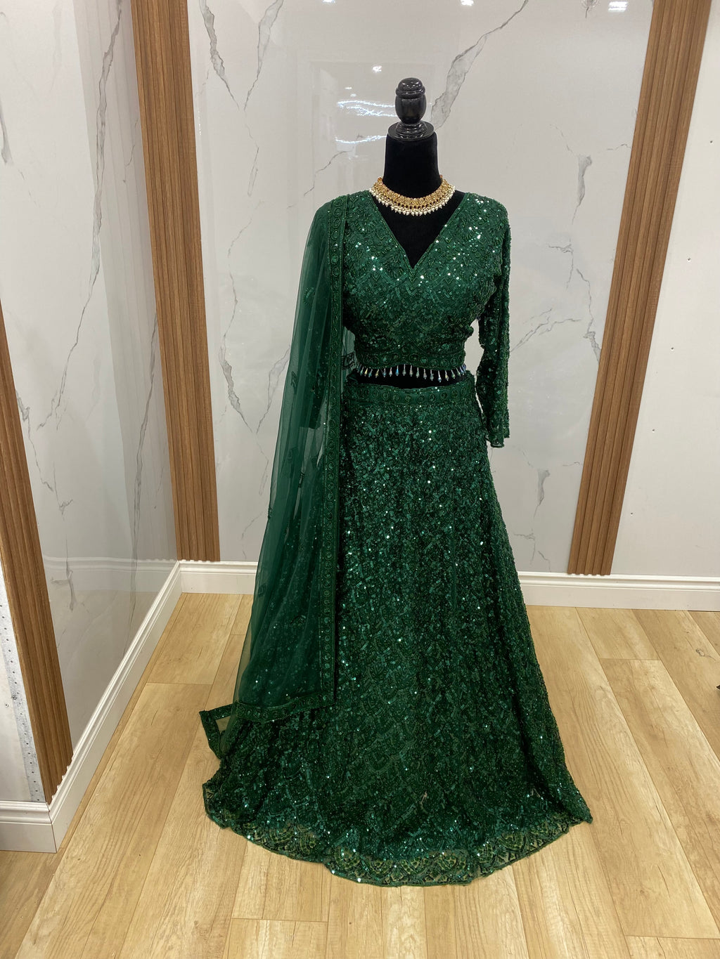 Size 54 Embroidered Lehenga Choli