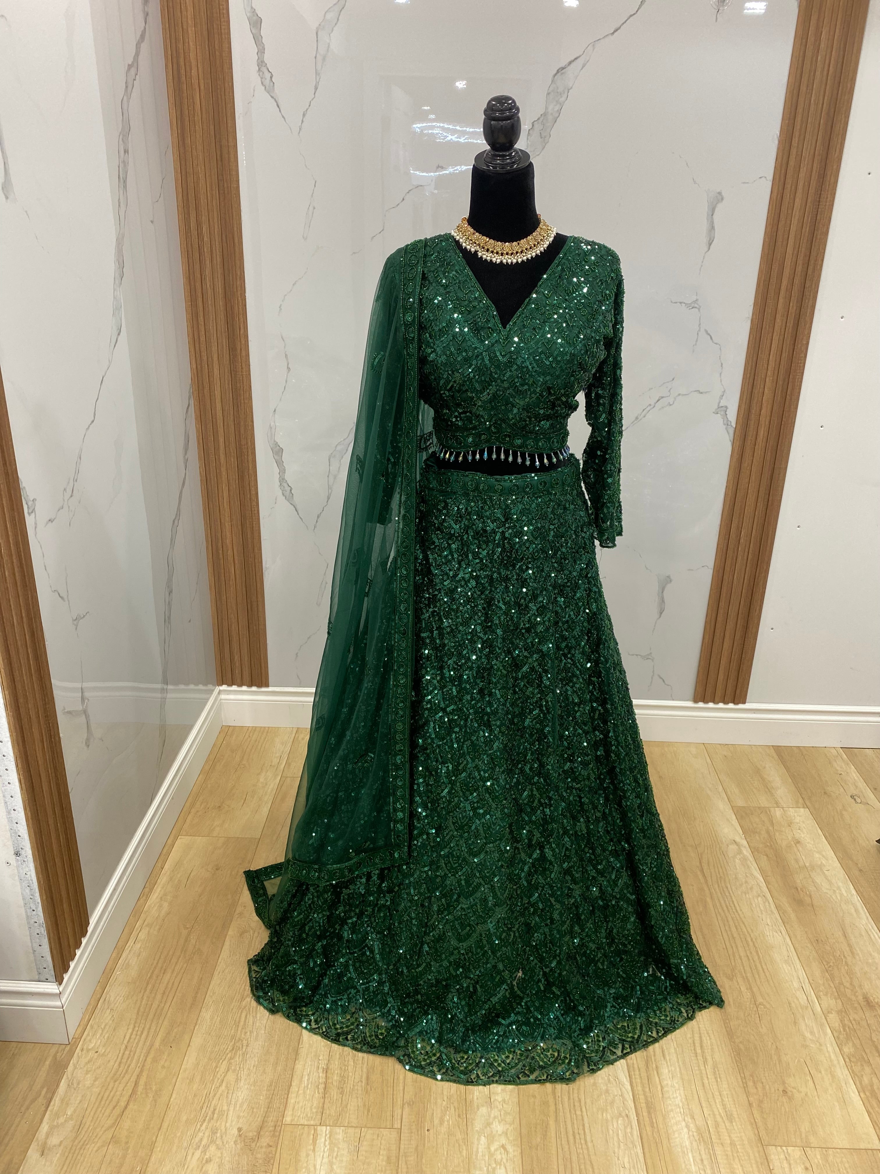 Size 54 Embroidered Lehenga Choli