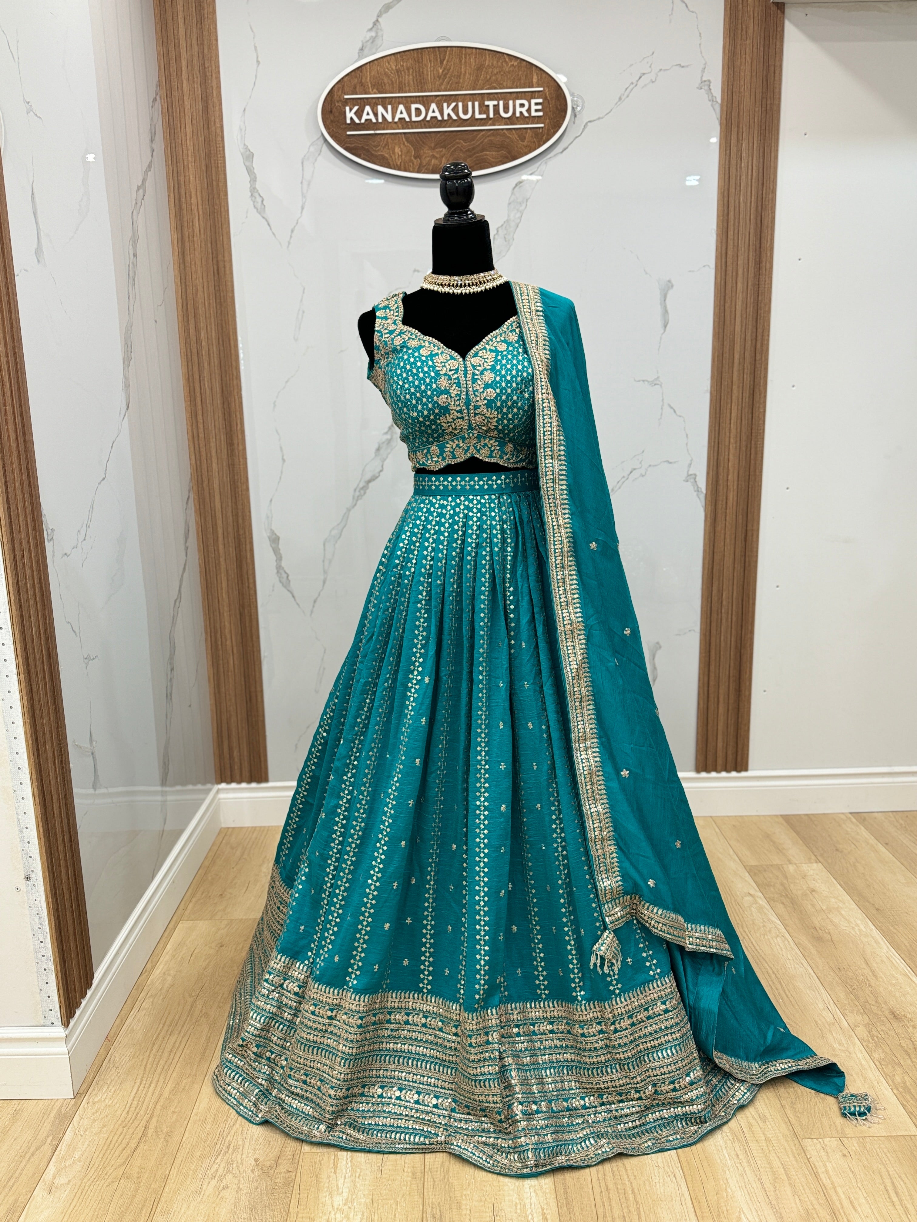 Dark color lehenga choli