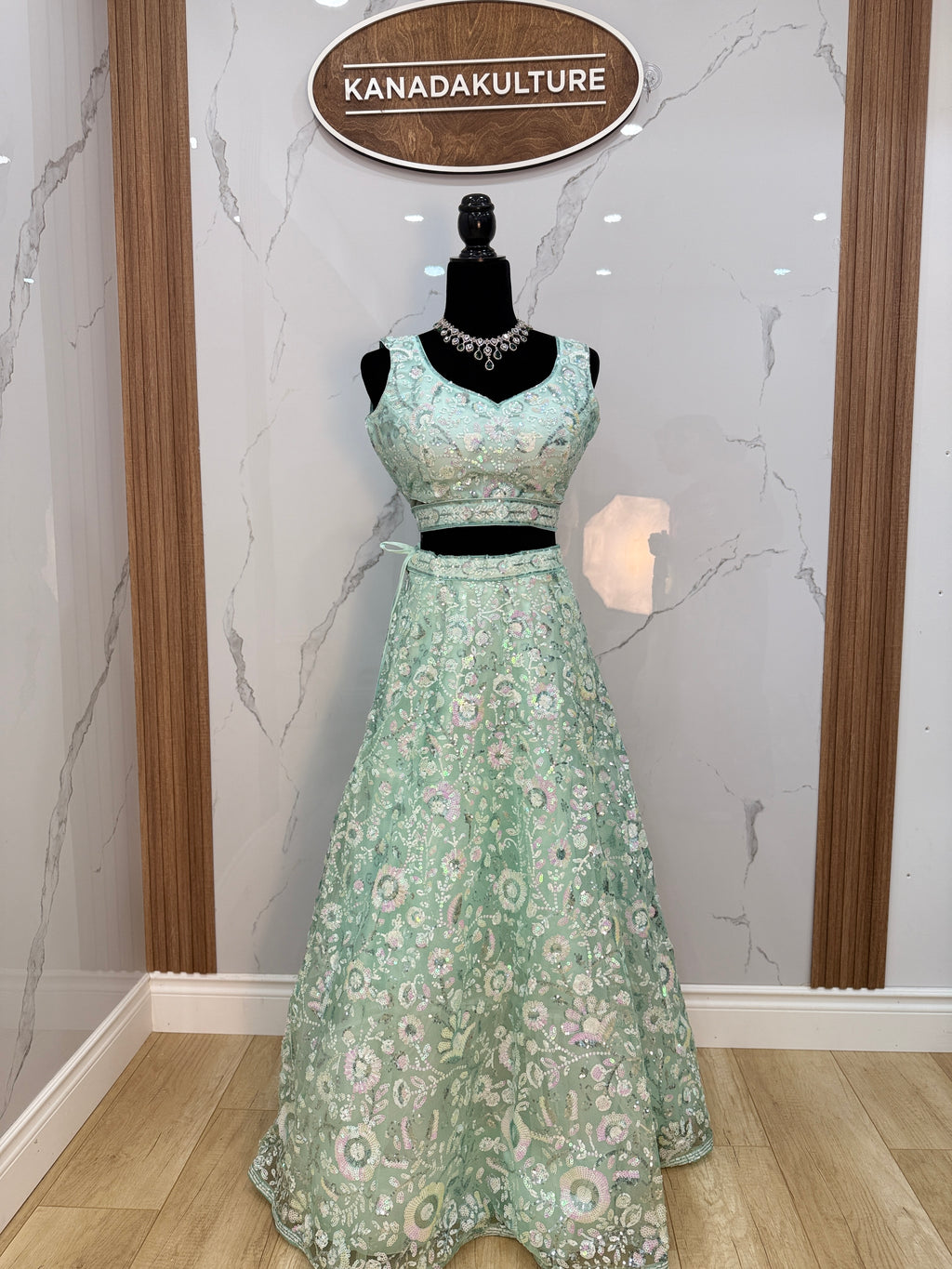 Precious blue Sequins Net Engagement Wear Lehenga Choli With Dupatta