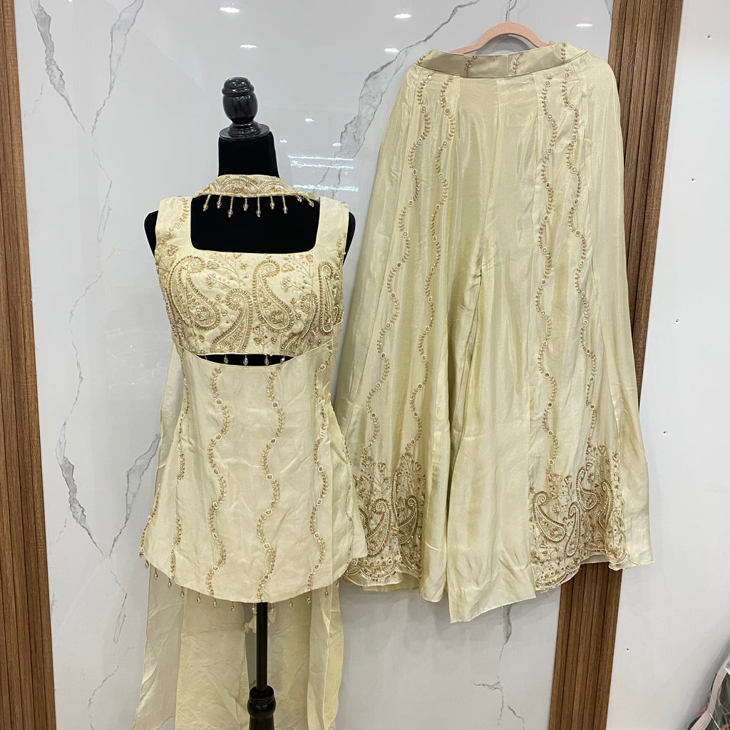 Indo western Embroidered suit