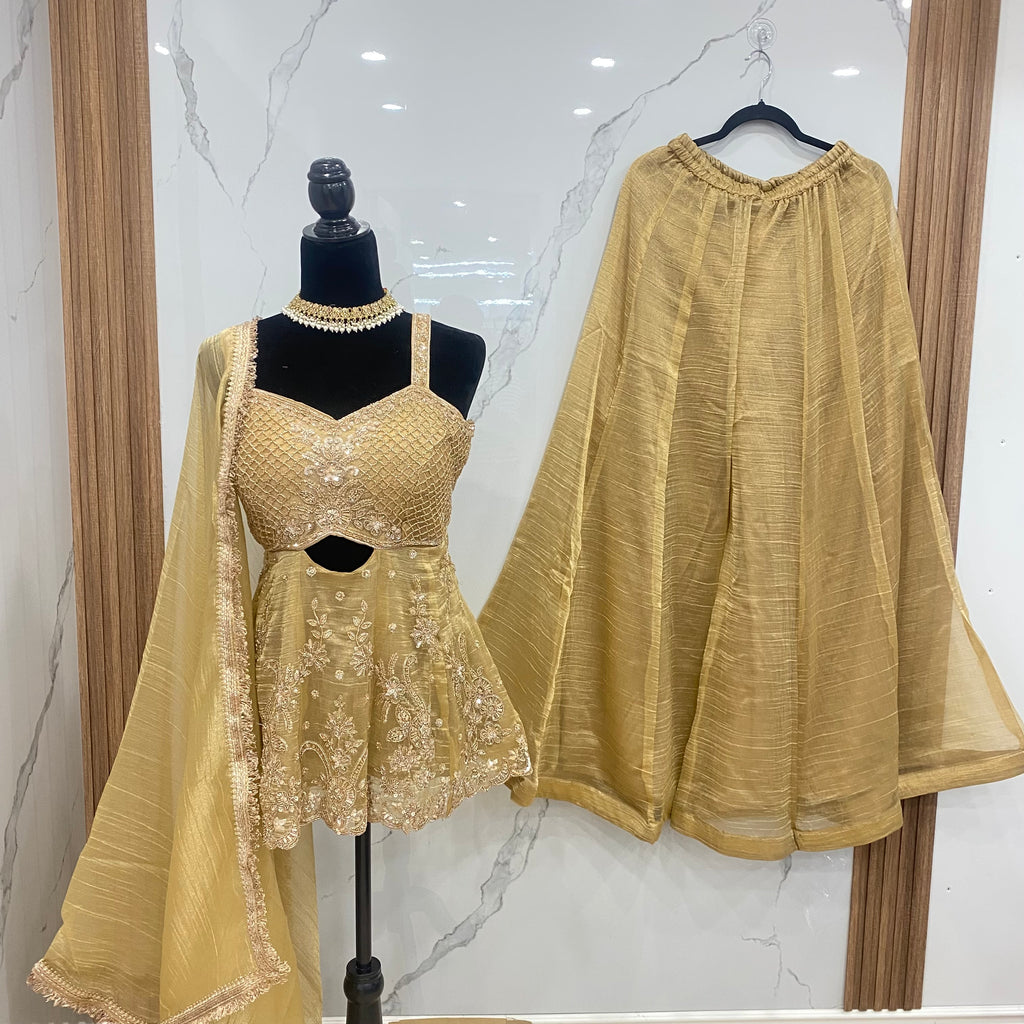Indo western Embroidered suit