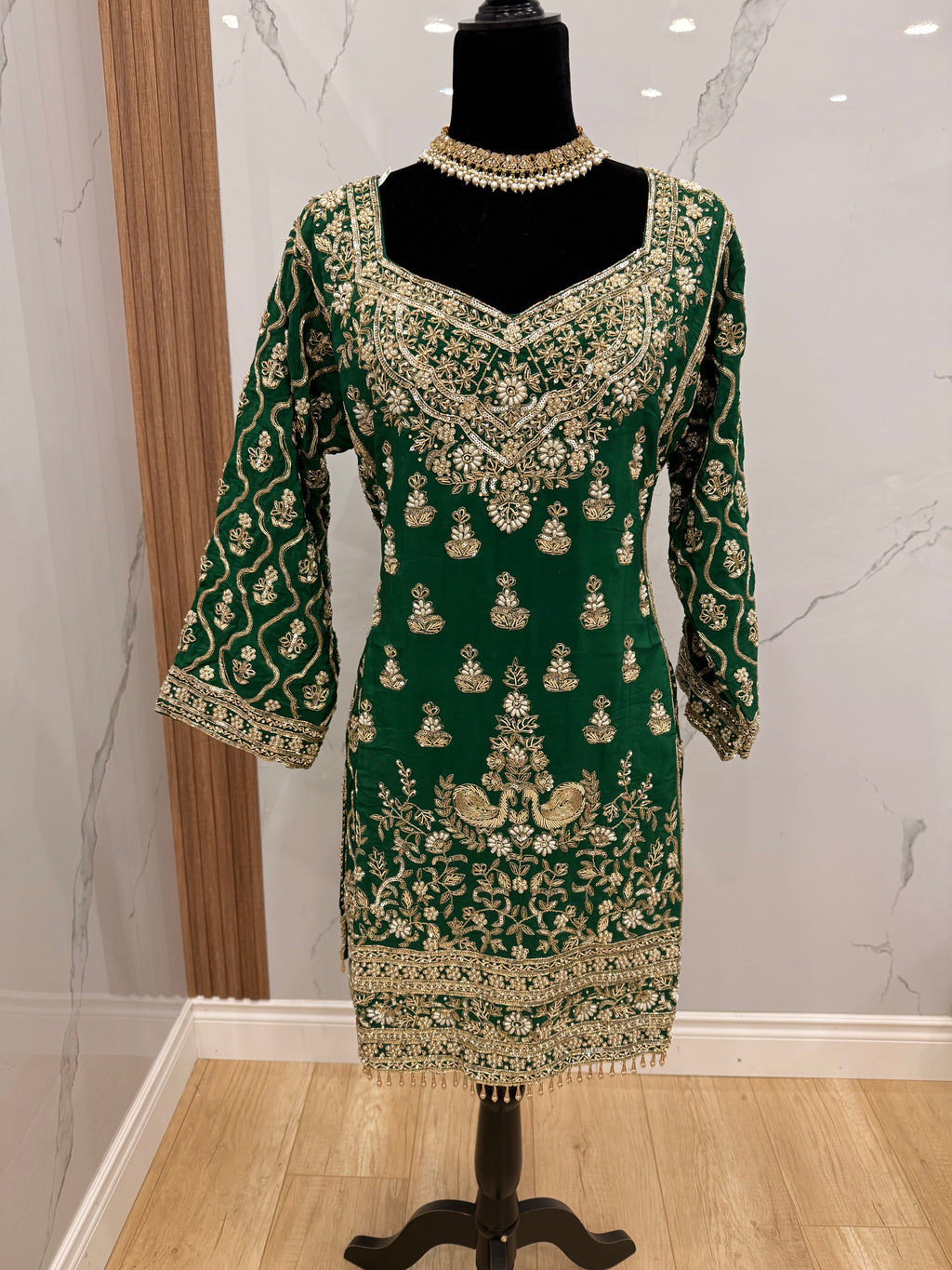 Embroidered suit