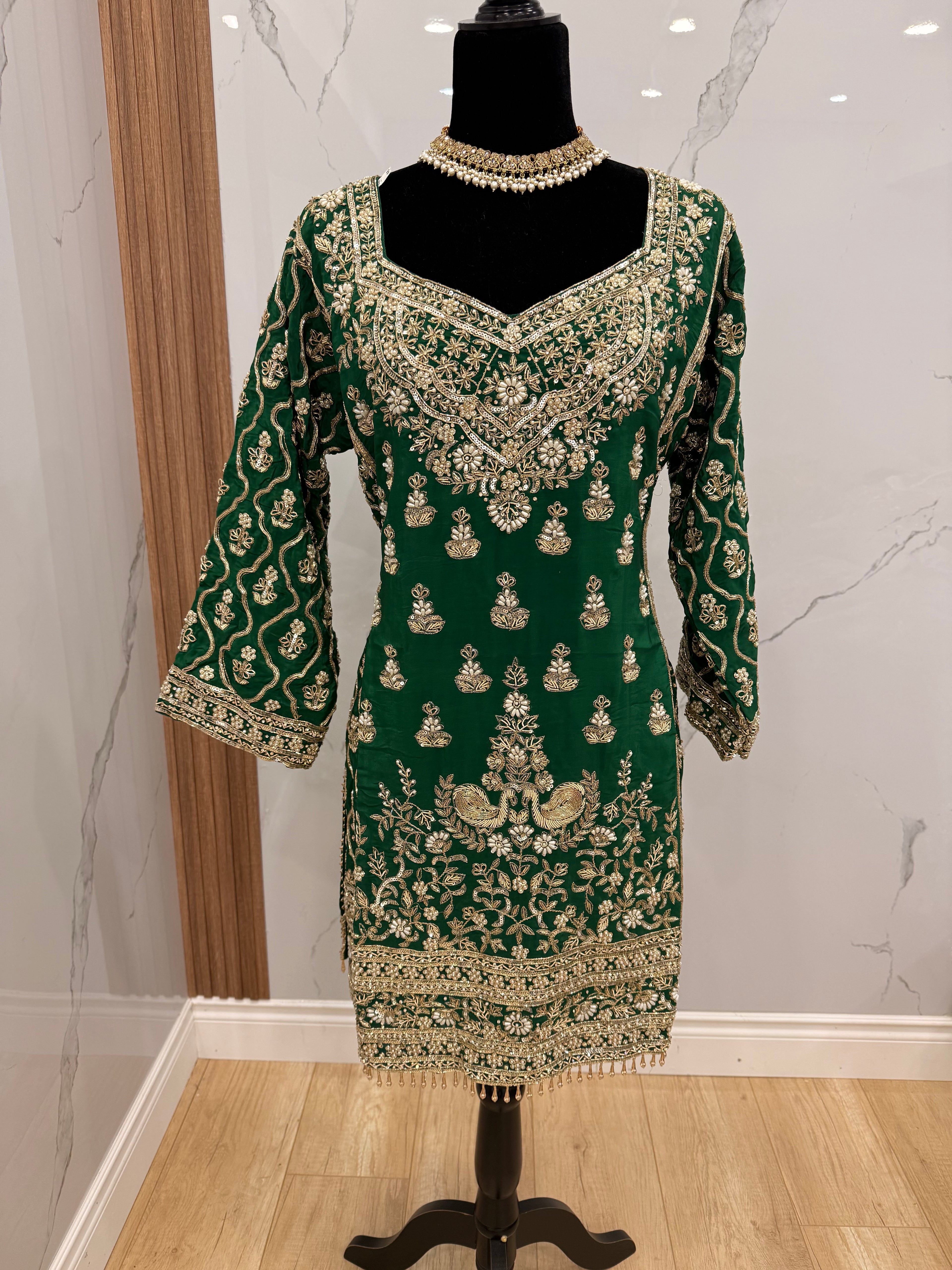 Embroidered suit