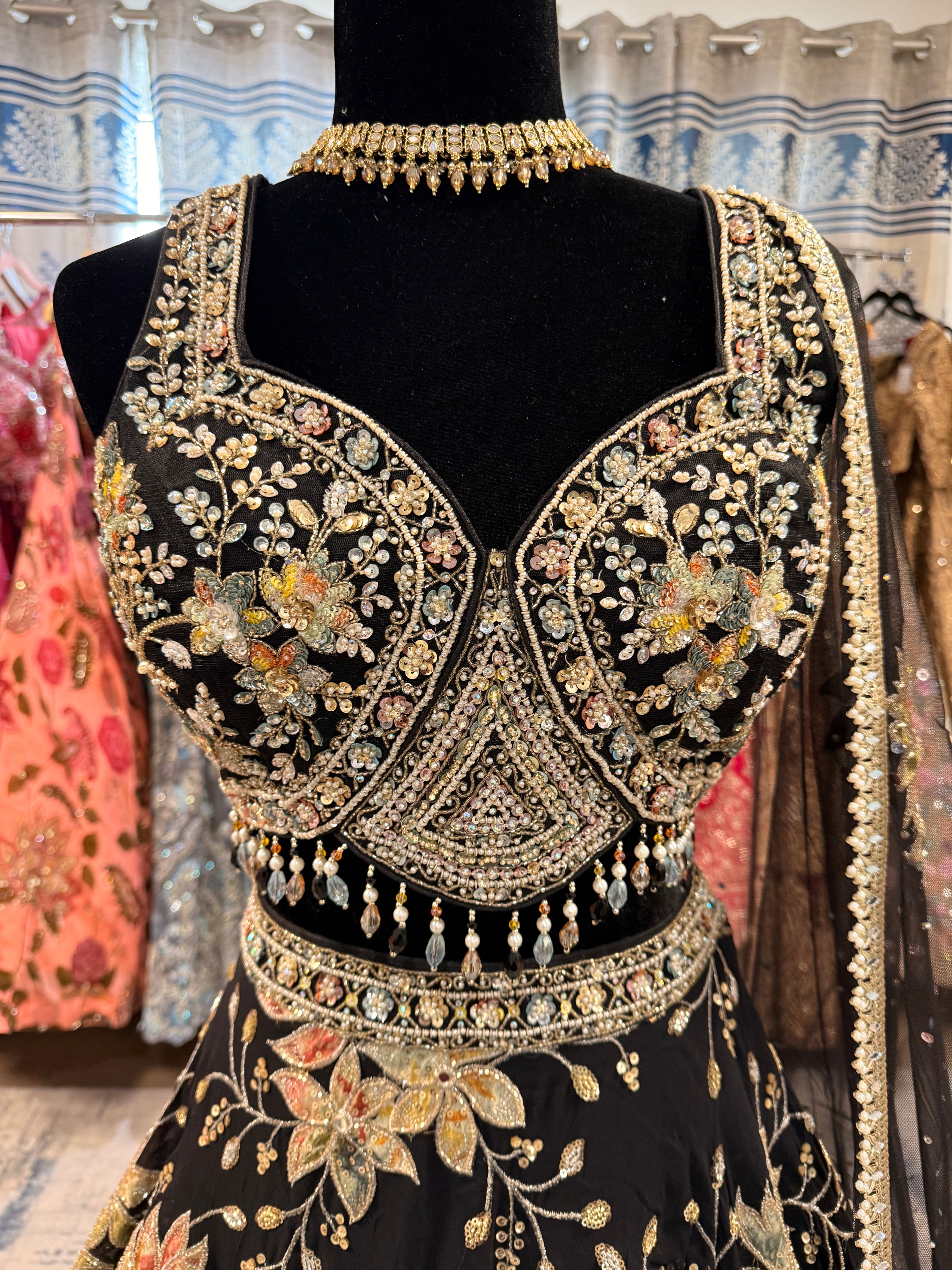 Beautiful choli with lehenga