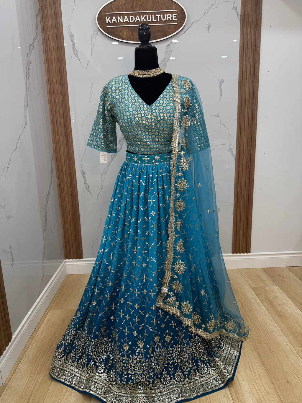 Traditional Embroidered Geogette Lehenga Choli