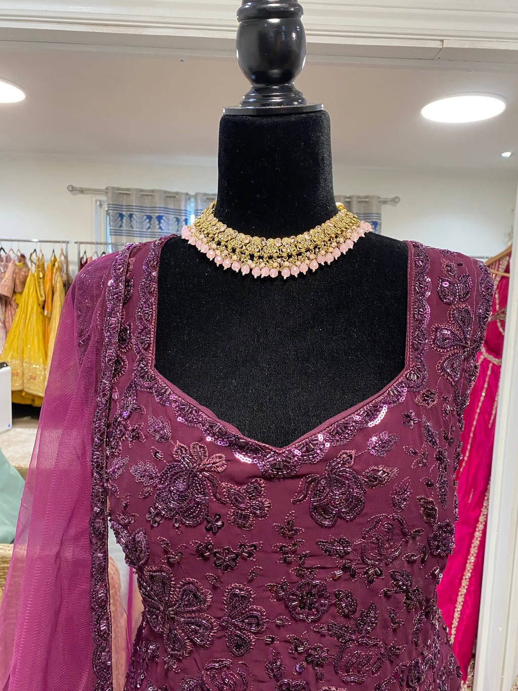 Embroidered gharara Suit – Kanada Kulture