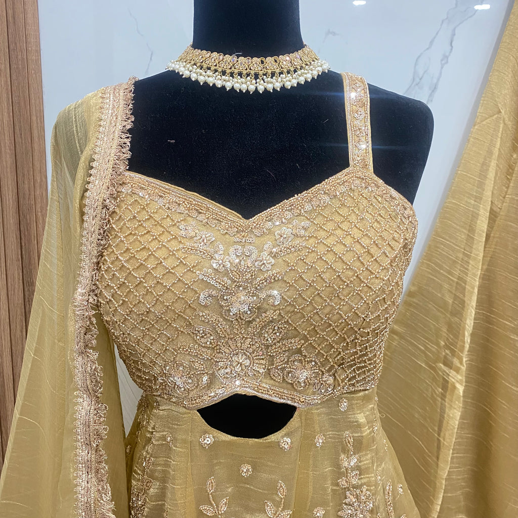 Indo western Embroidered suit