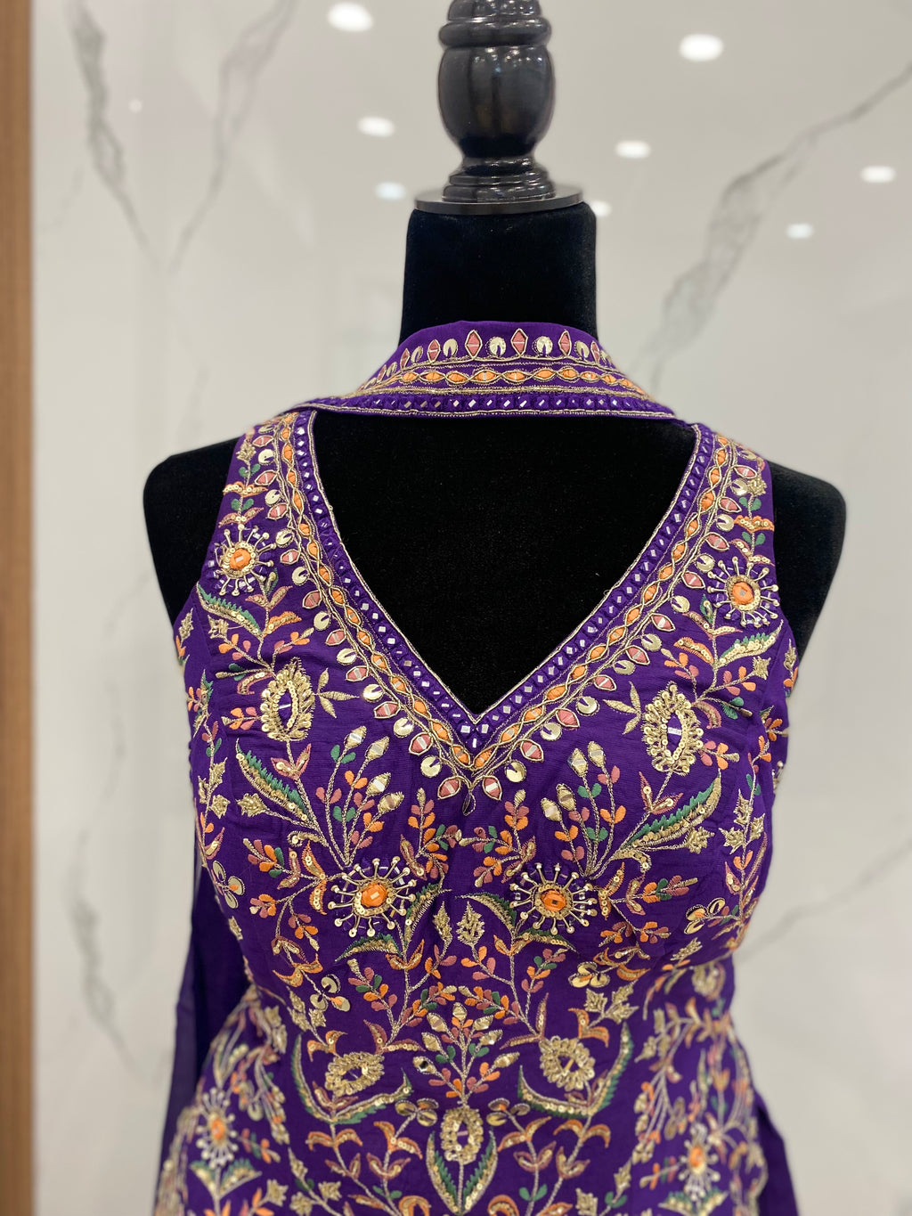 Embroidered suit