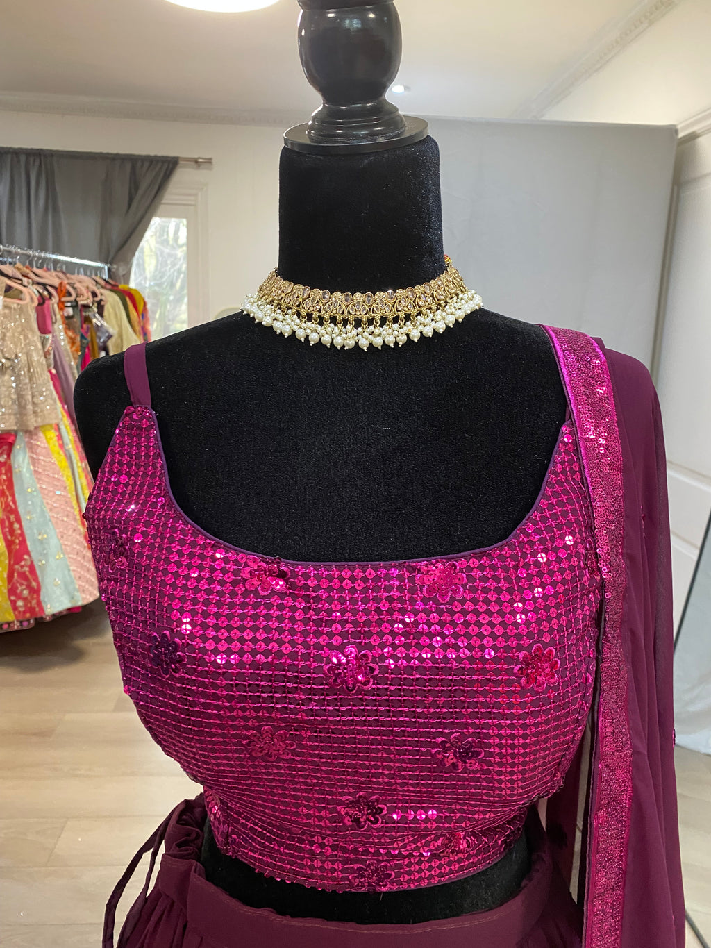 Designer  georgette lehenga