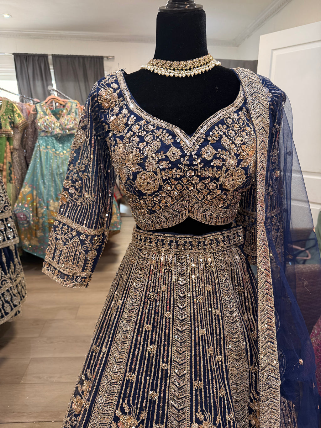 Beautiful choli with lehenga