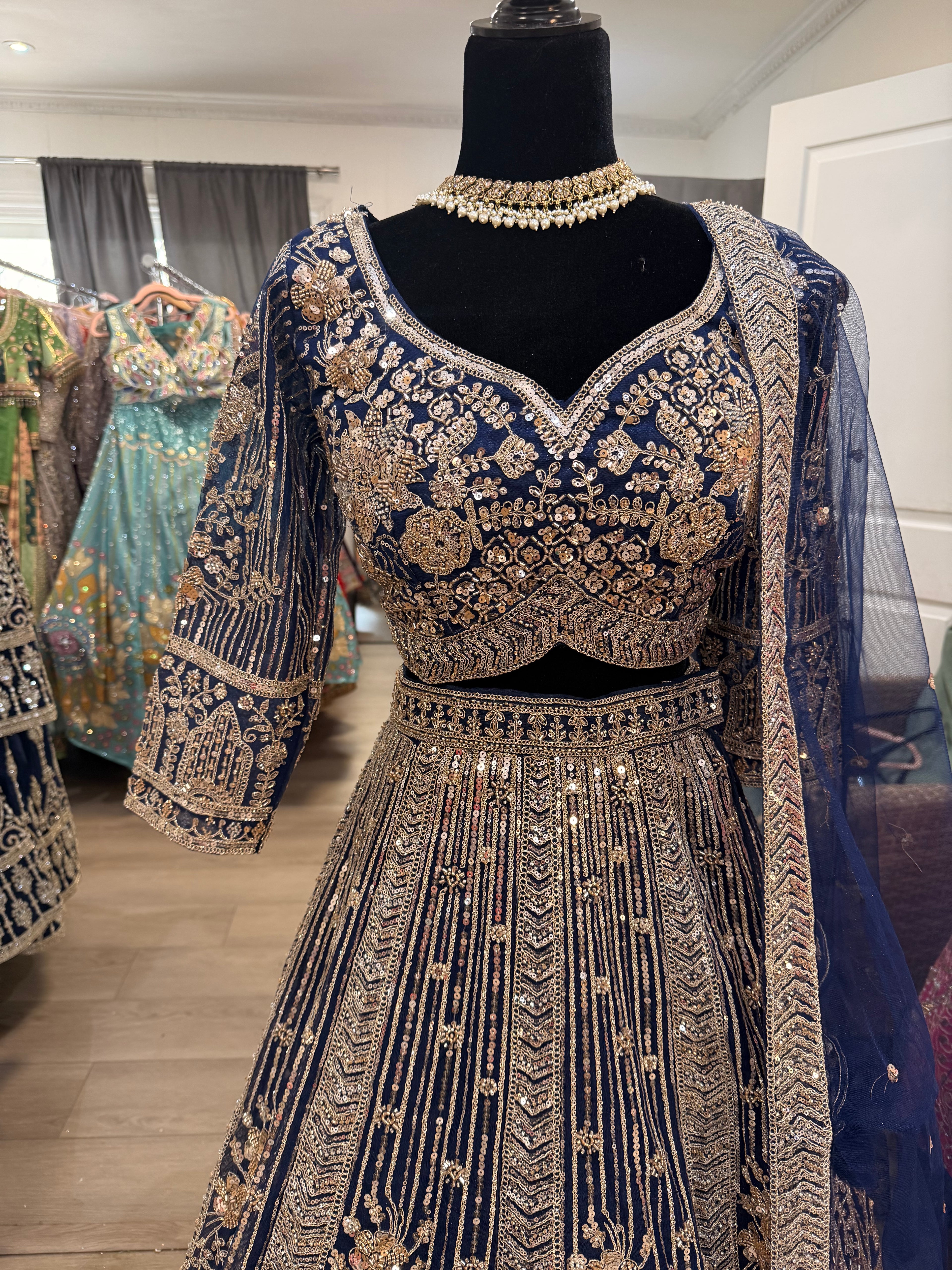 Beautiful choli with lehenga