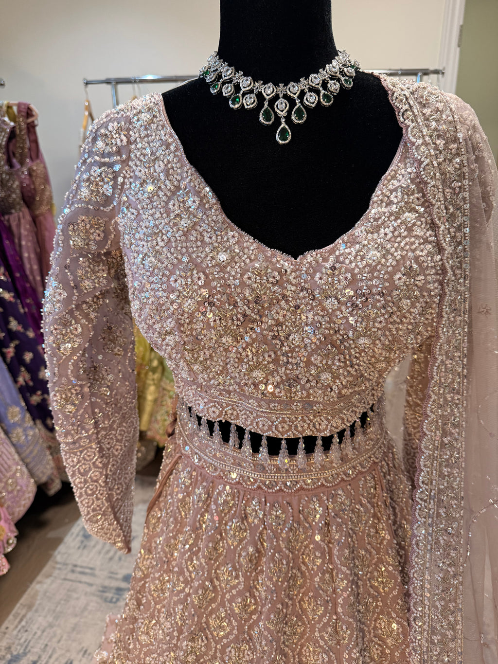 Traditional full sleeves Embroidered Lehenga Choli