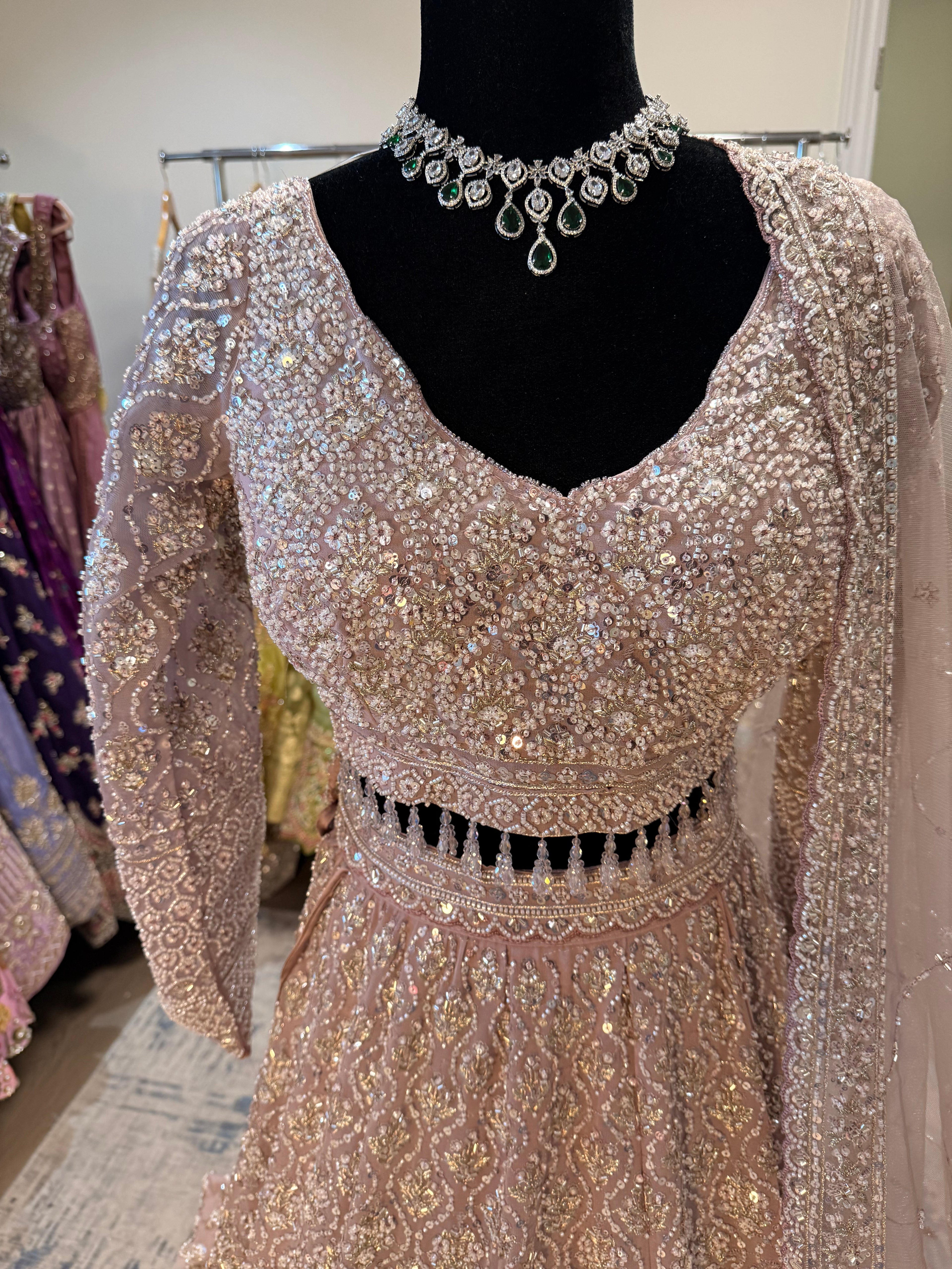 Traditional full sleeves Embroidered Lehenga Choli