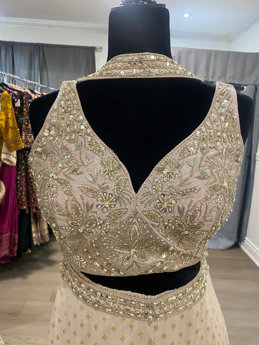 Crop top with palazoo