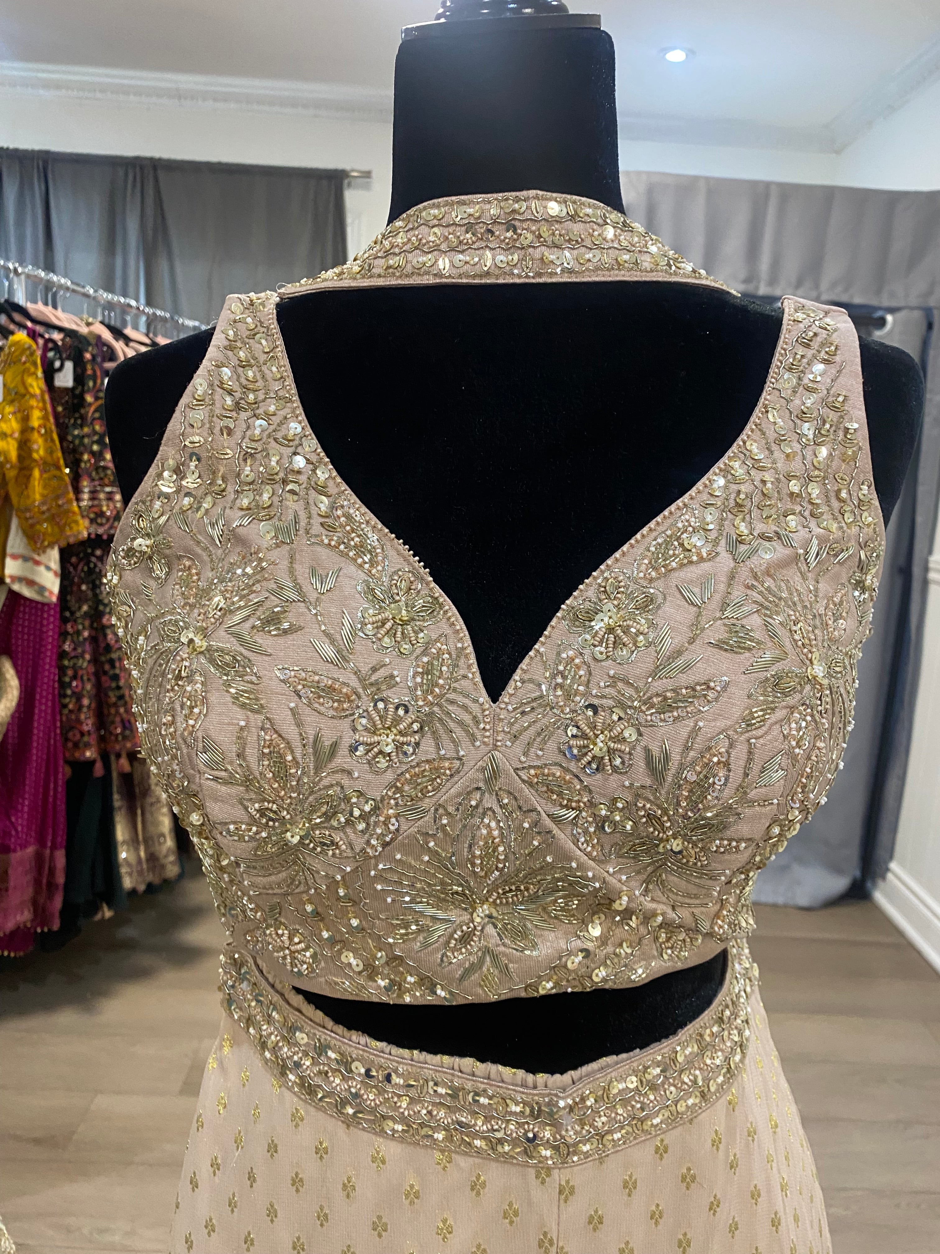 Crop top with palazoo