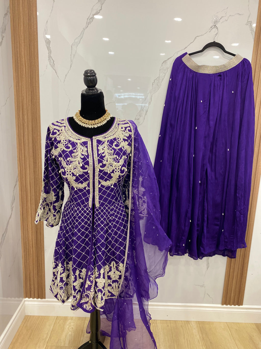 Embroidered suit