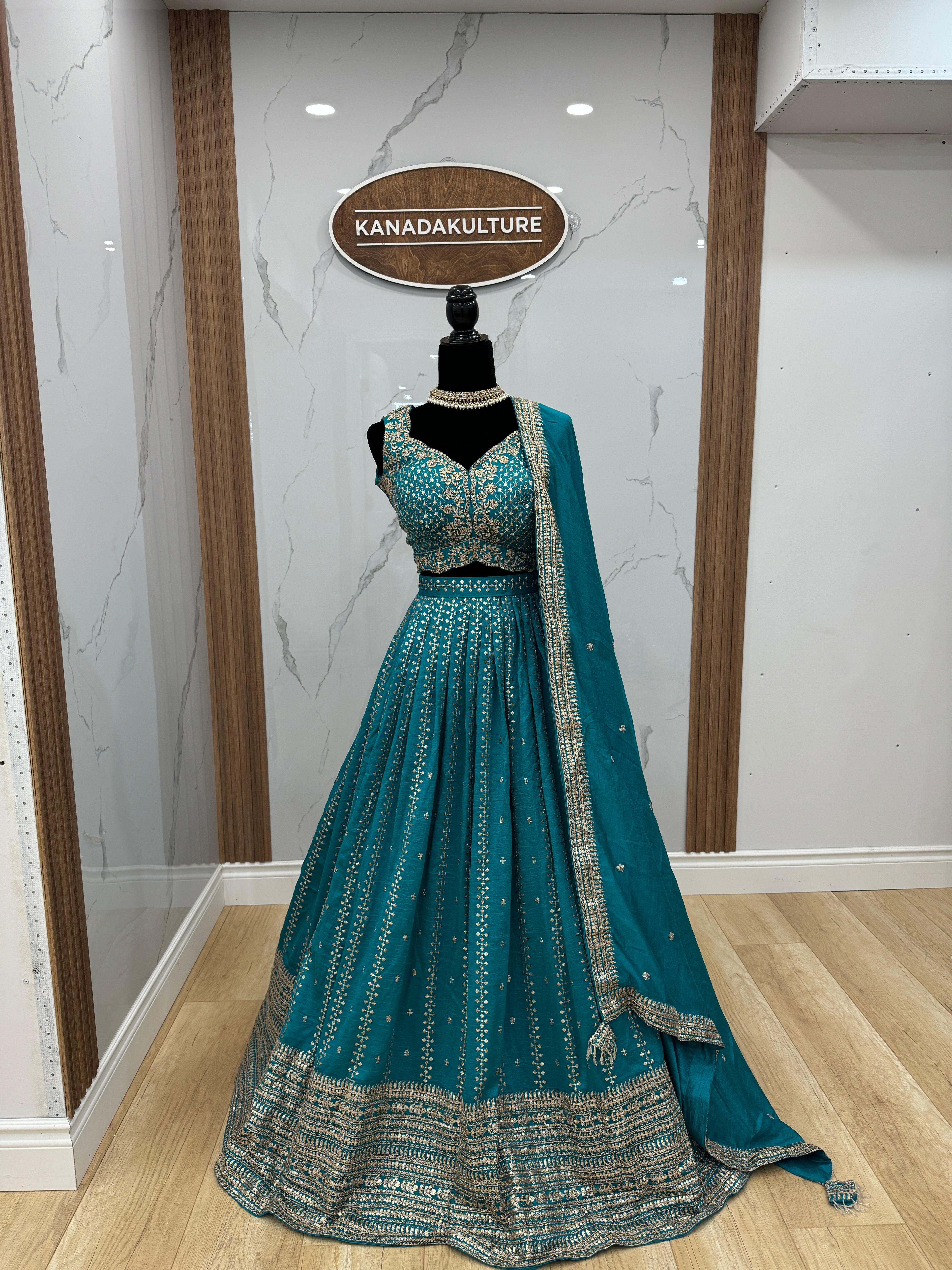 Dark color lehenga choli