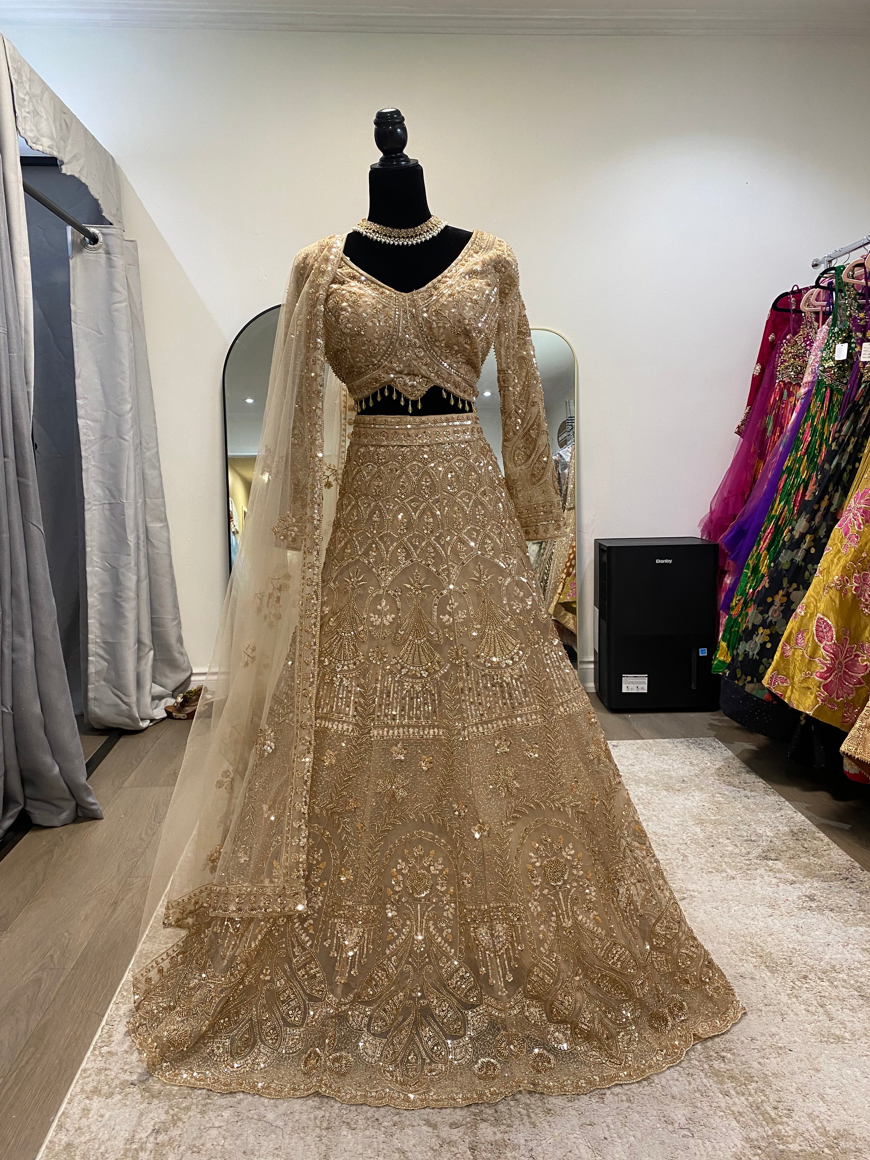Traditional full sleeves Embroidered Lehenga Choli