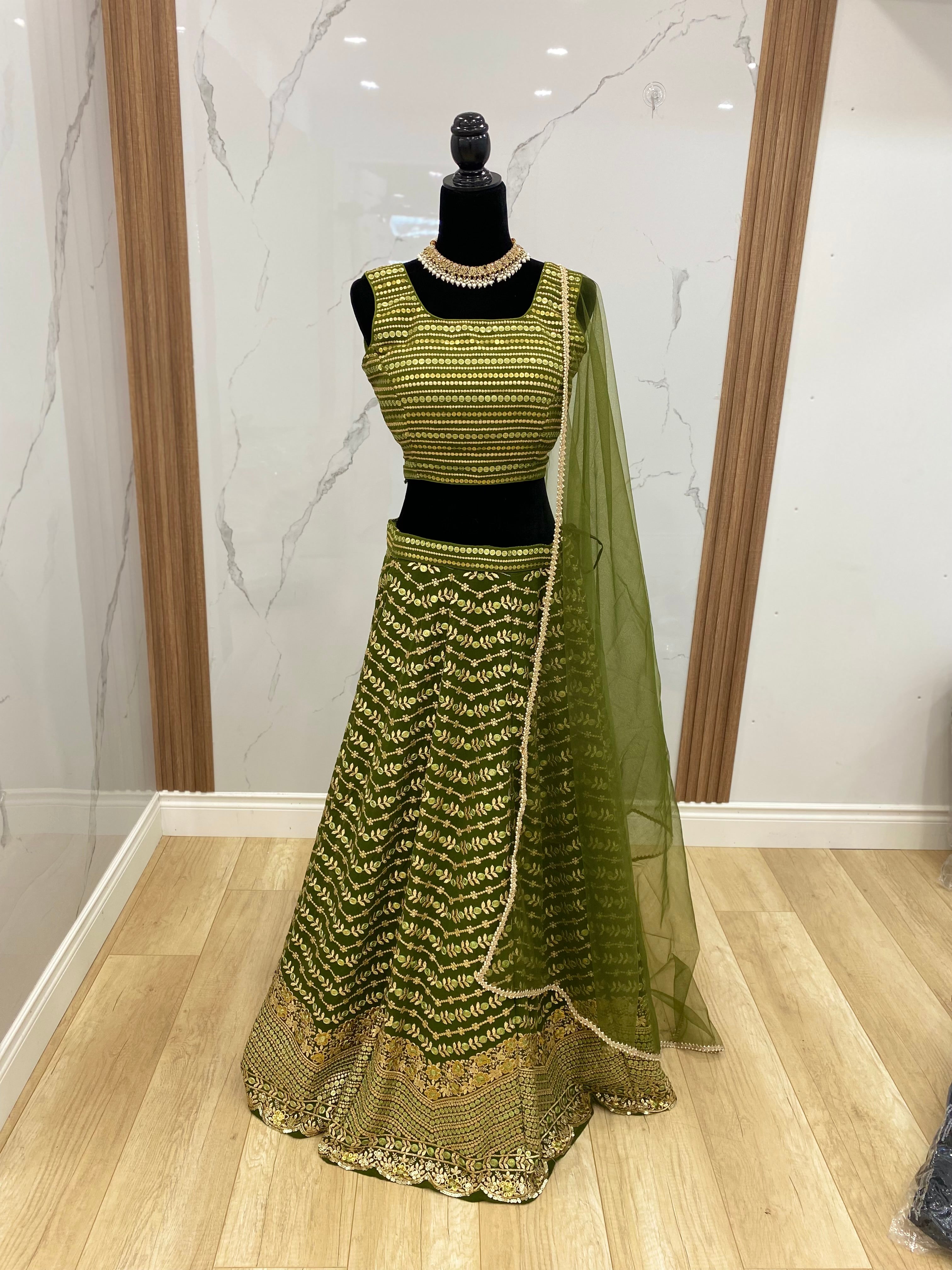 Perfect mehendi/sangeet Designer Lehenga choli