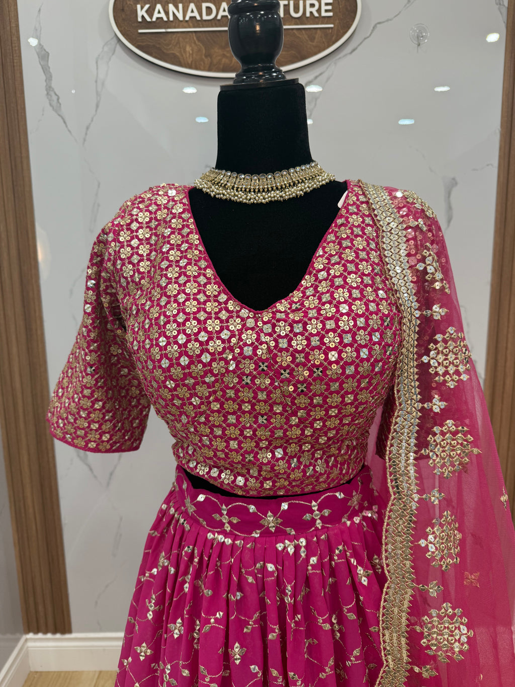 Traditional Embroidered Geogette Lehenga Choli