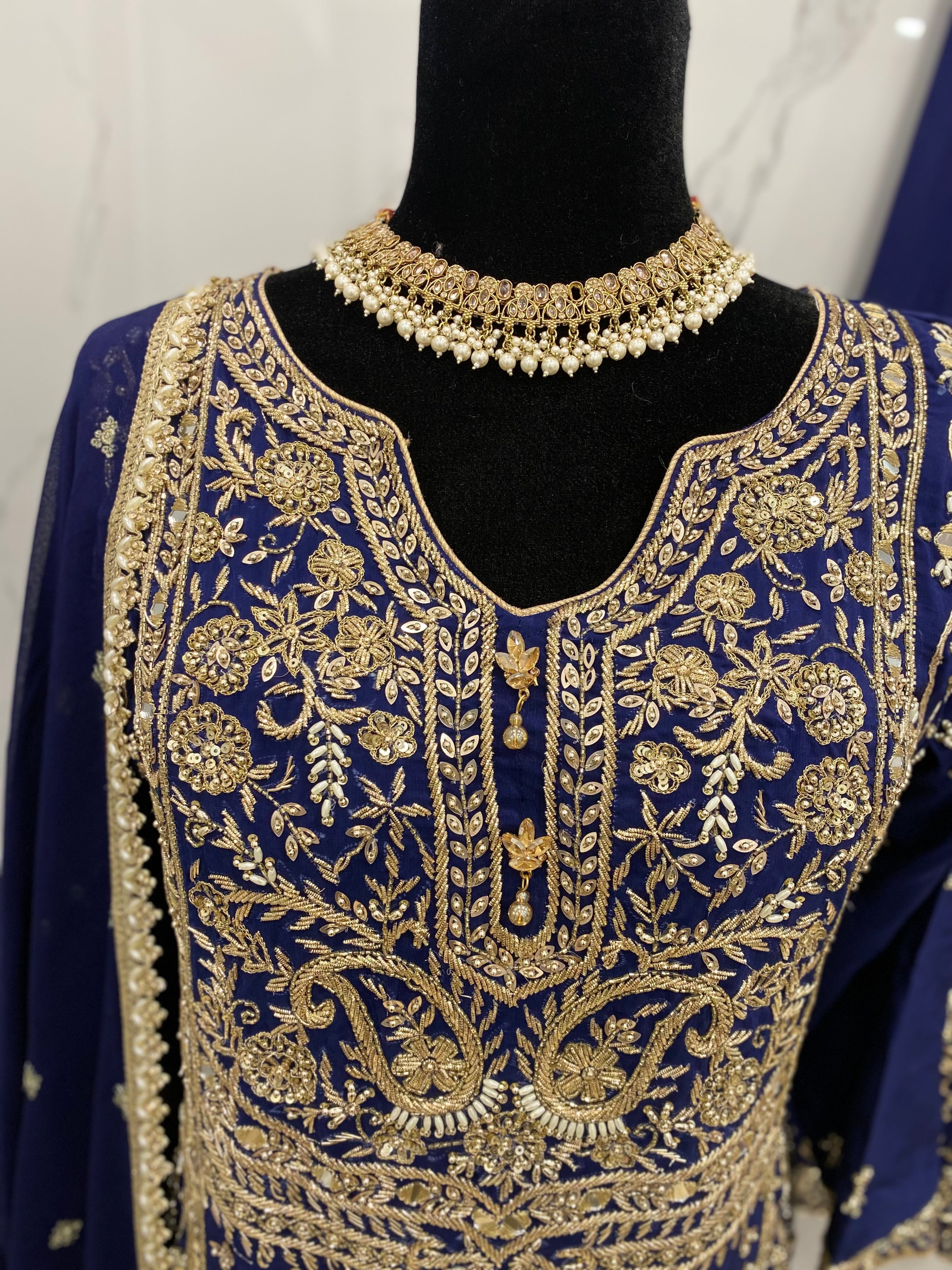 Hand work Embroidered suit