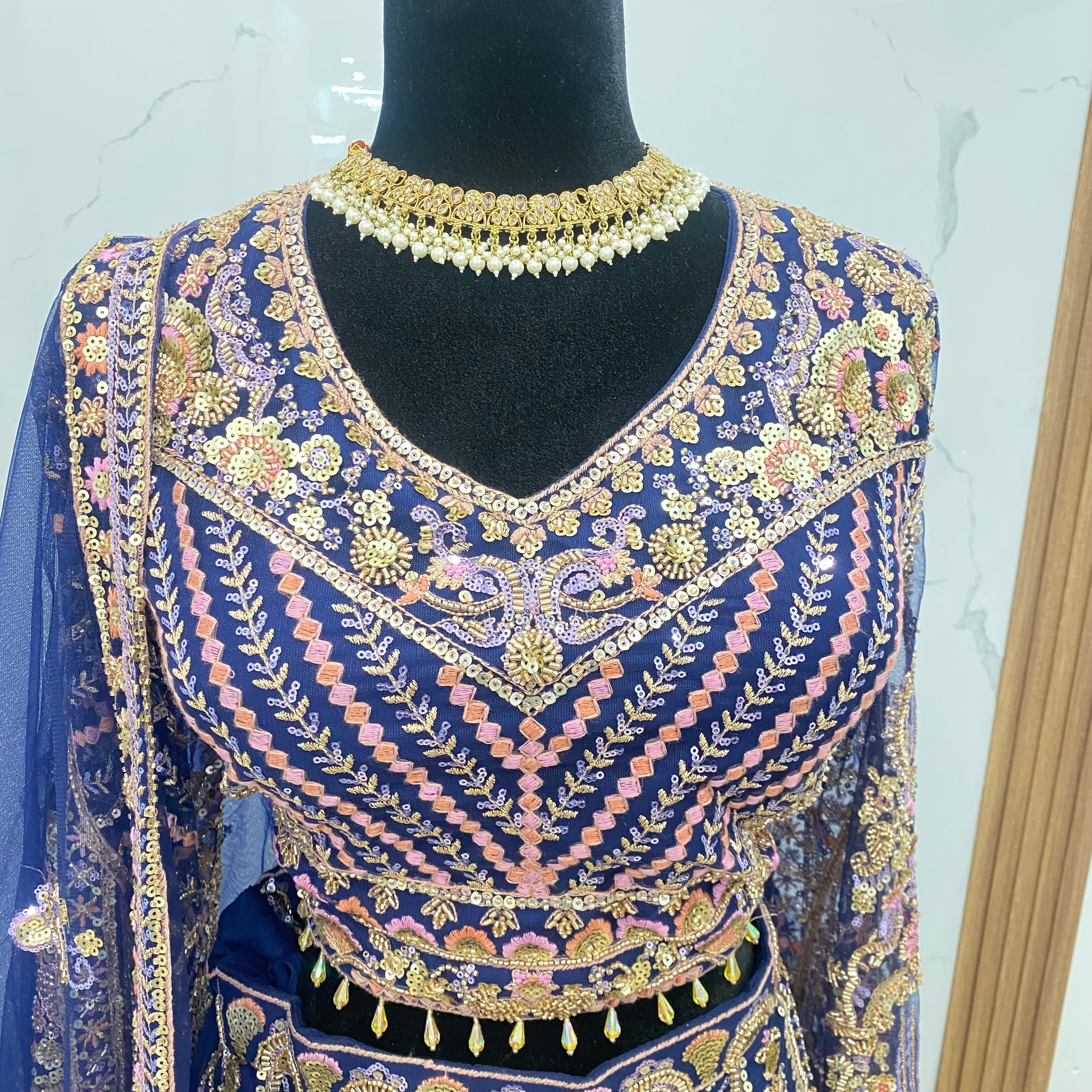 Size 50 Beautiful designer lehenga choli