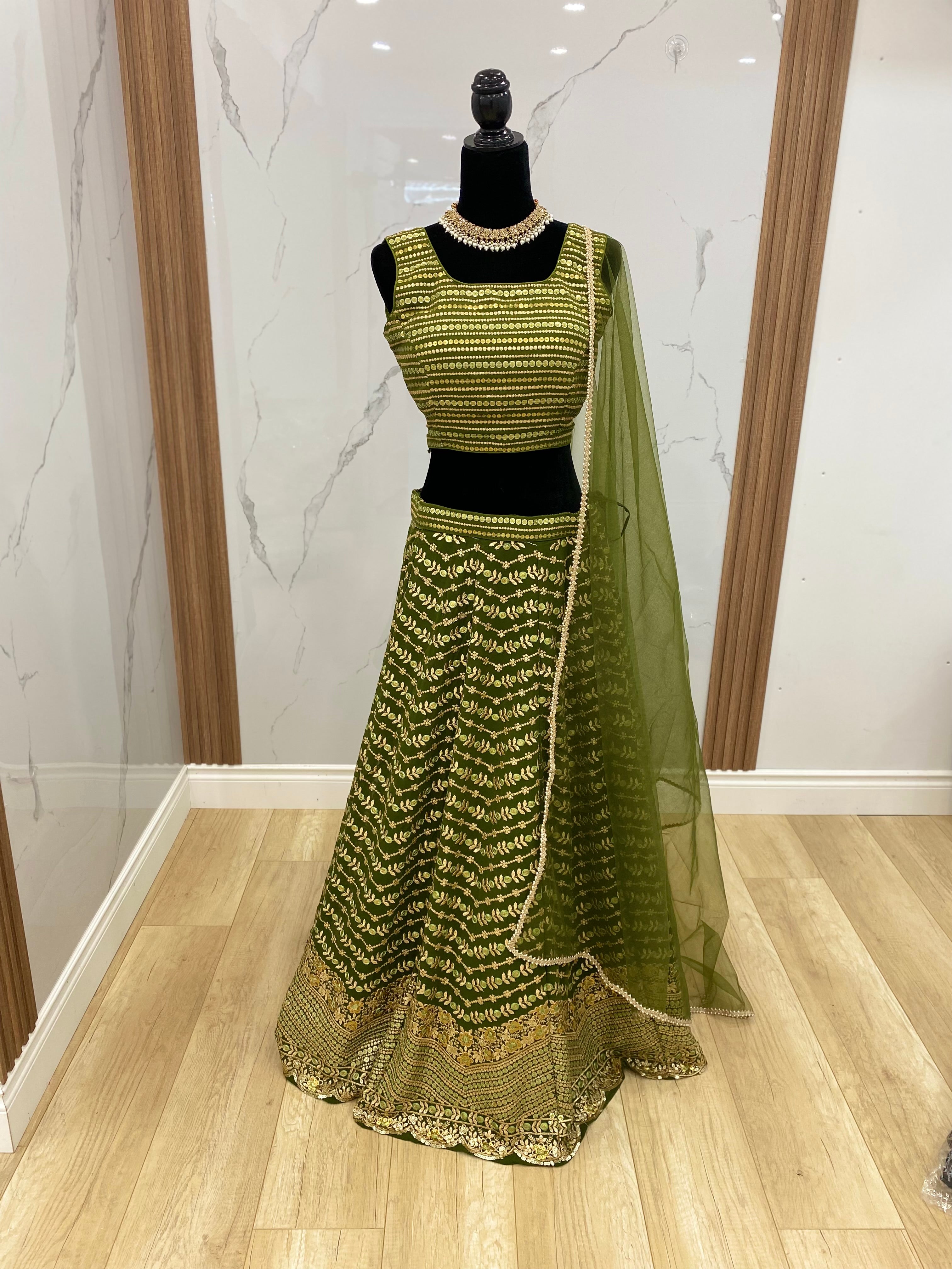 Perfect mehendi/sangeet Designer Lehenga choli