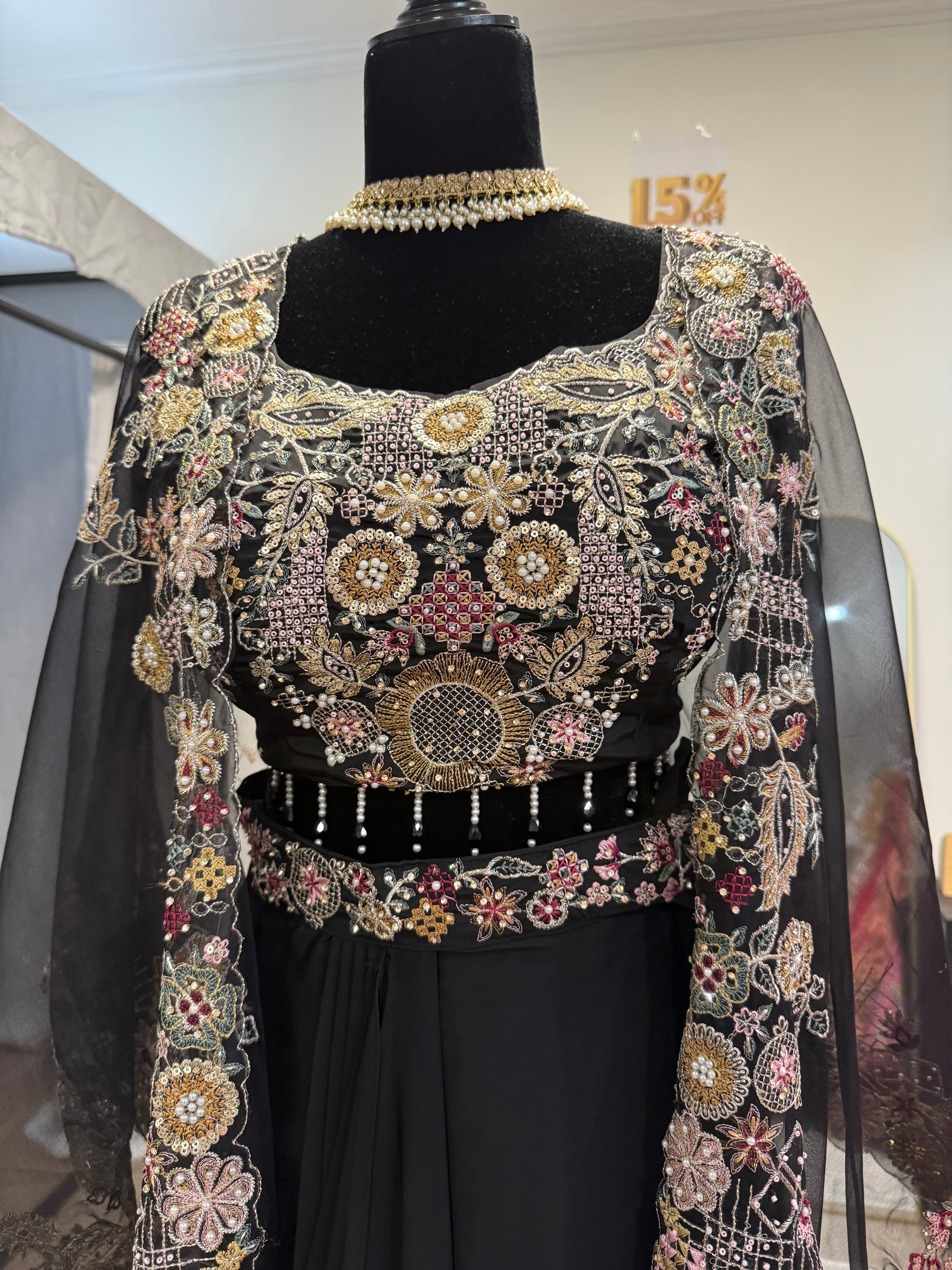 Embroidered indo western Suit – Kanada Kulture