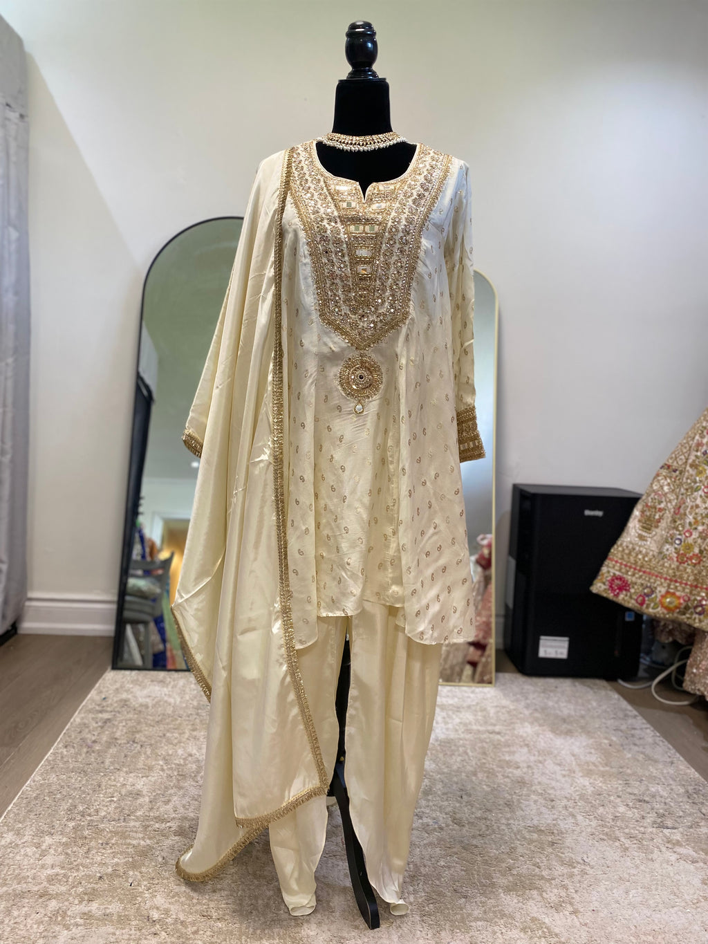 Embroidered suit