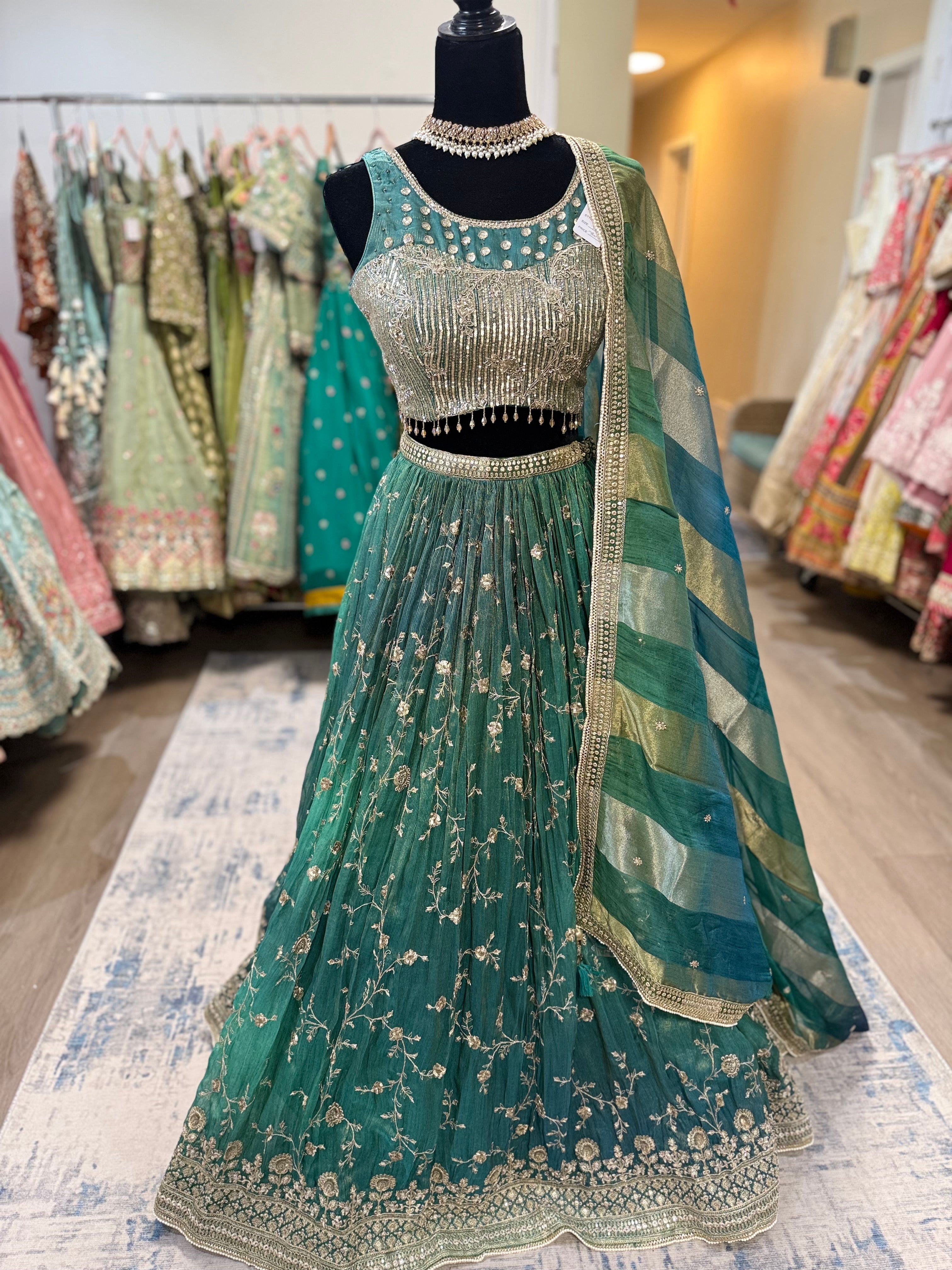 Beautiful choli with lehenga