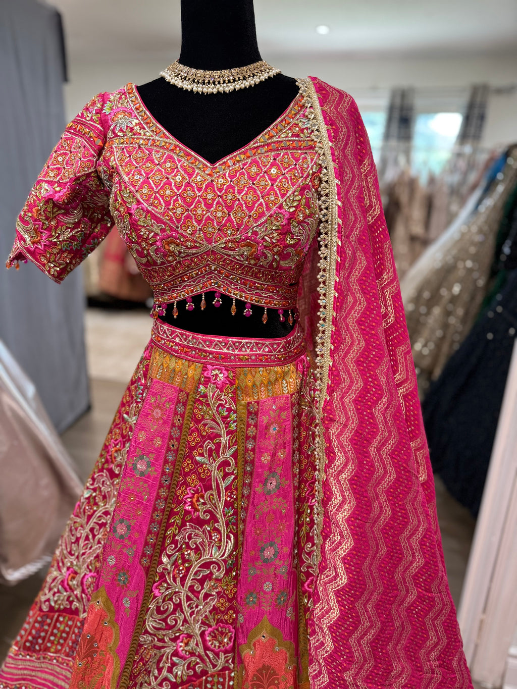 Bridal sangeet/jaggo/mehendi fit Designer Lehenga choli