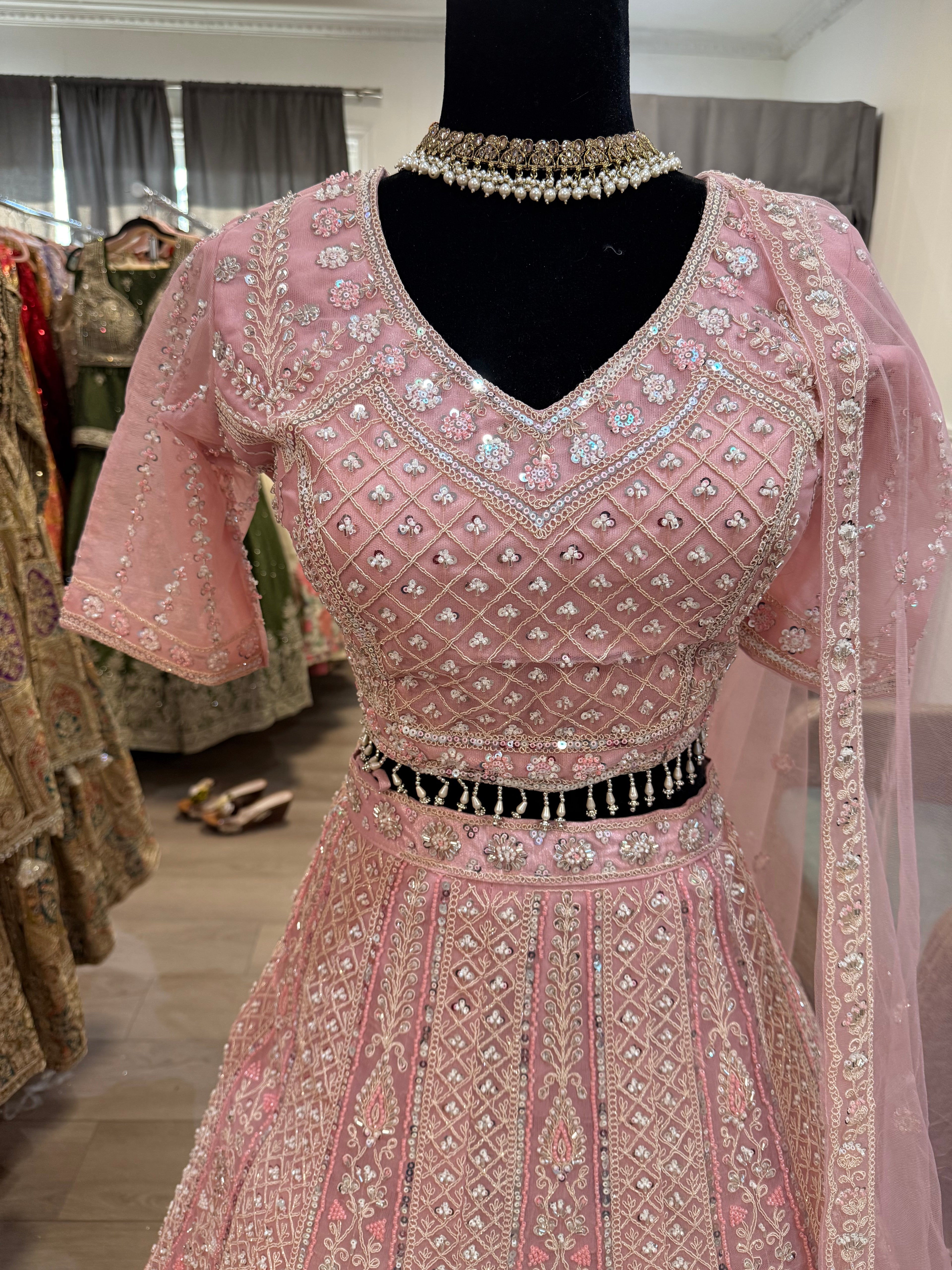 Beautiful choli with lehenga