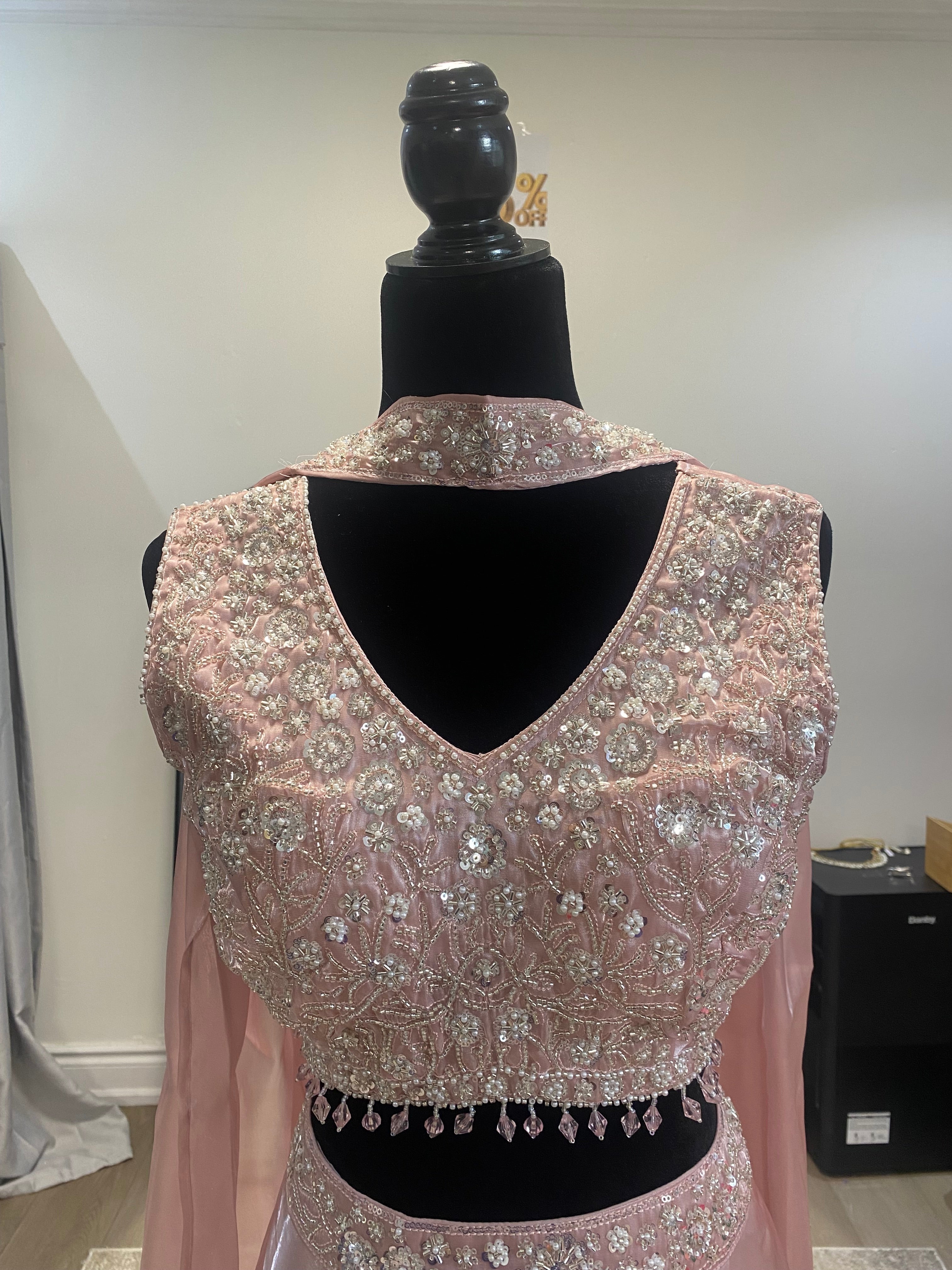 KanadaKulture - designer Lehenga with level detailing