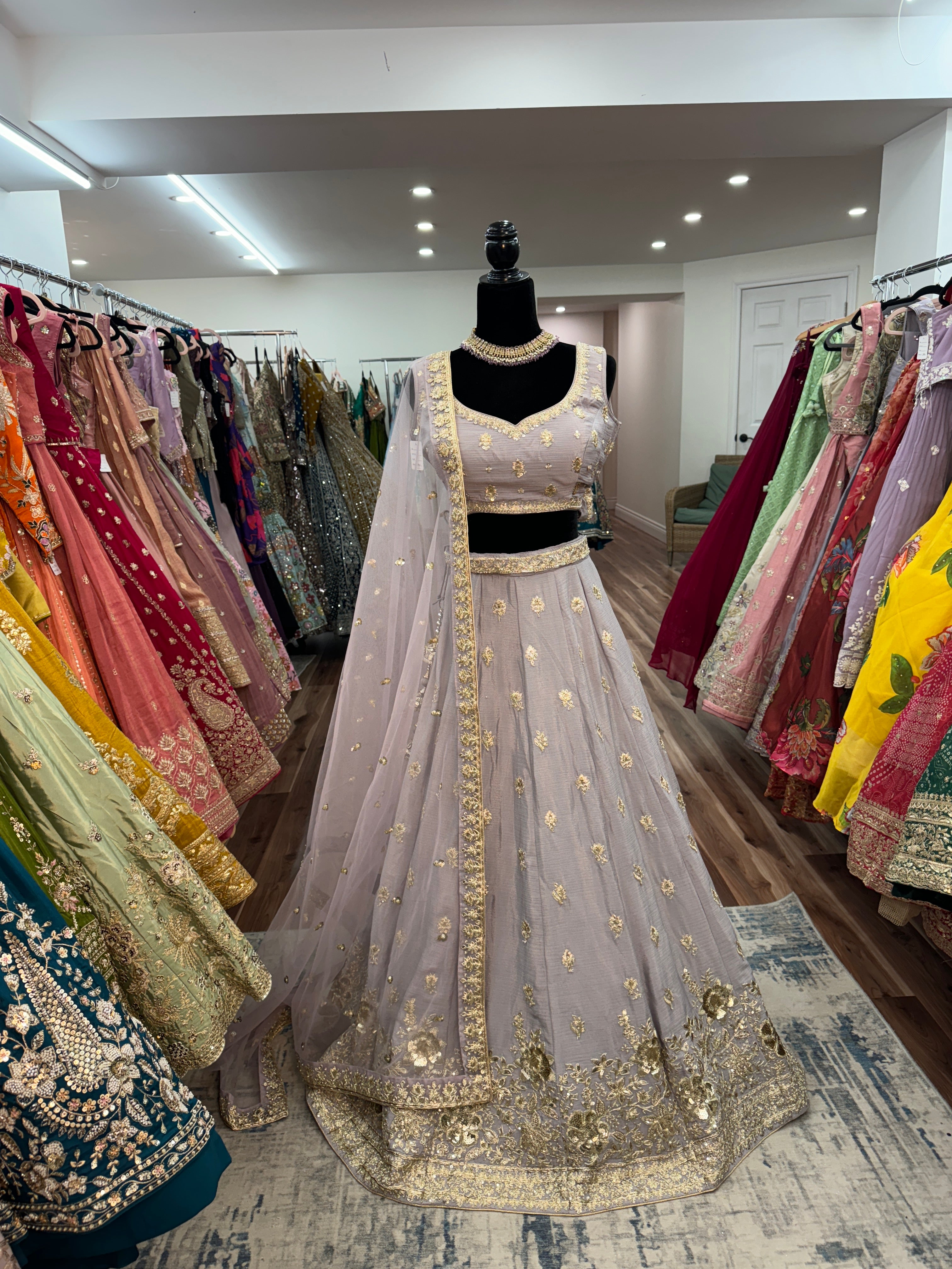 Pearl Purple lehenga choli