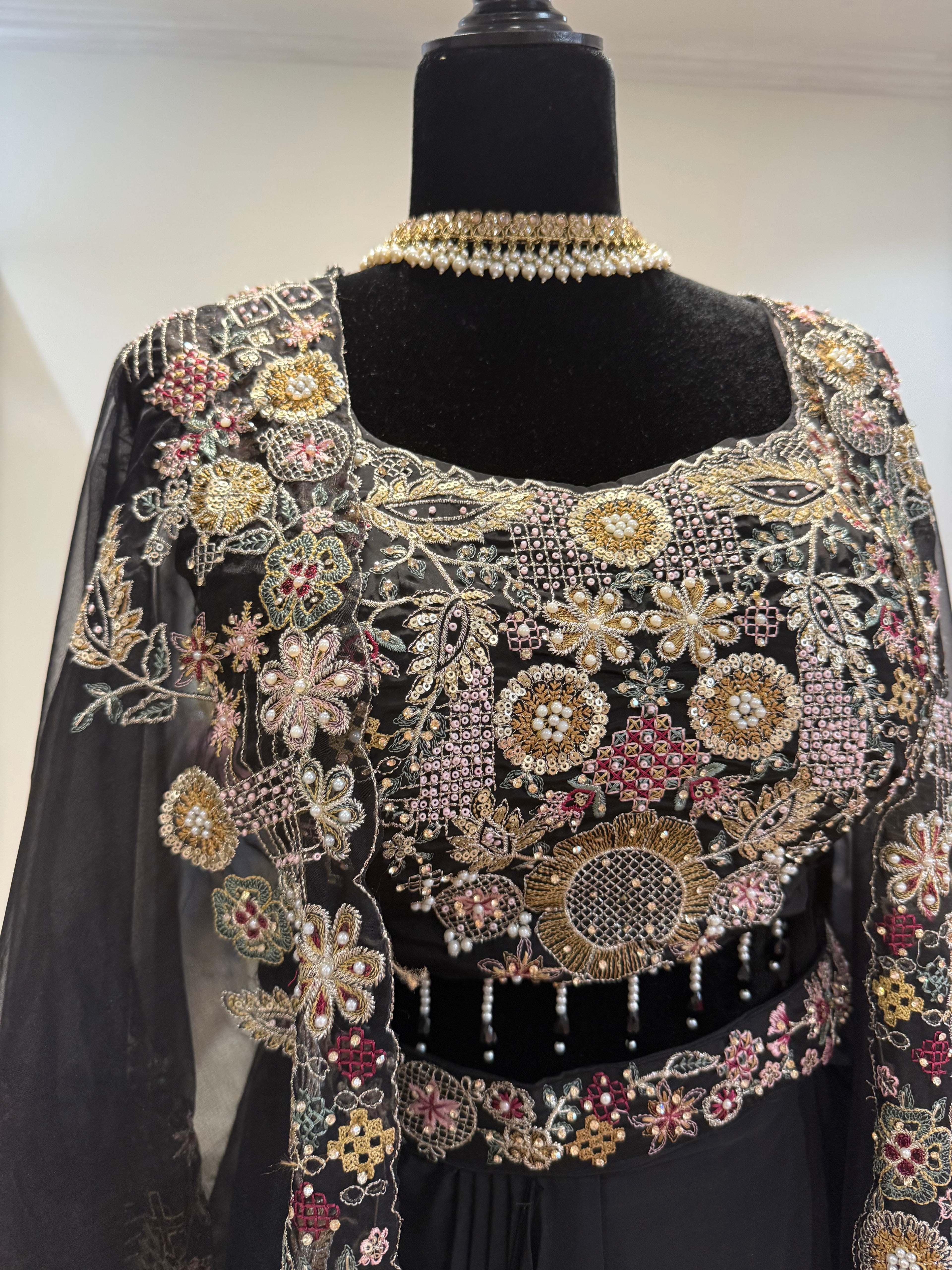 Embroidered indo western Suit – Kanada Kulture