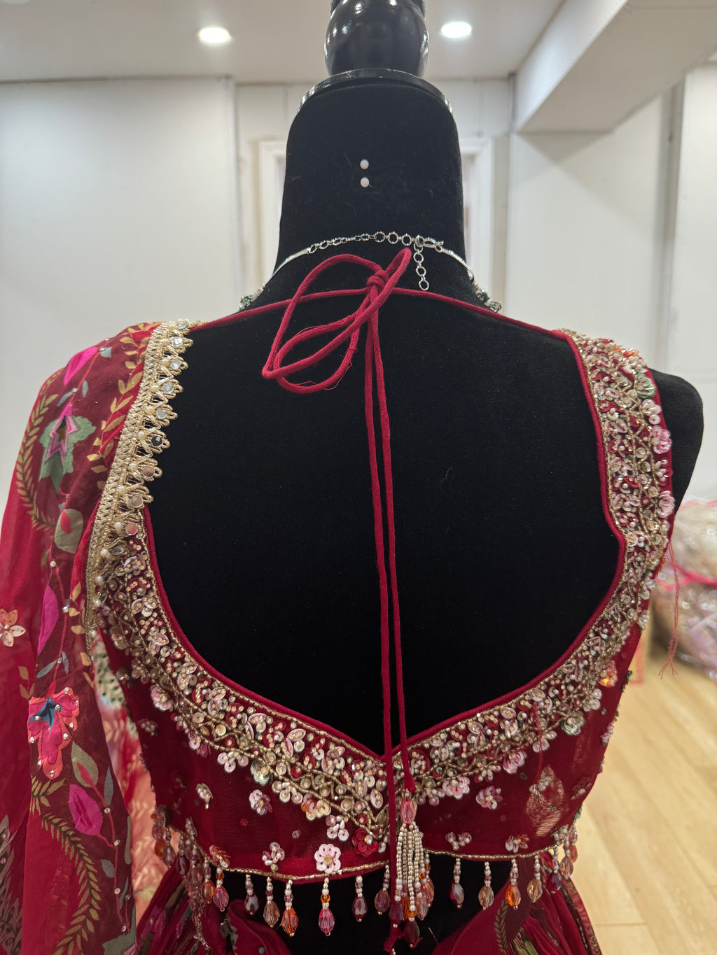 Ananya red color lehenga