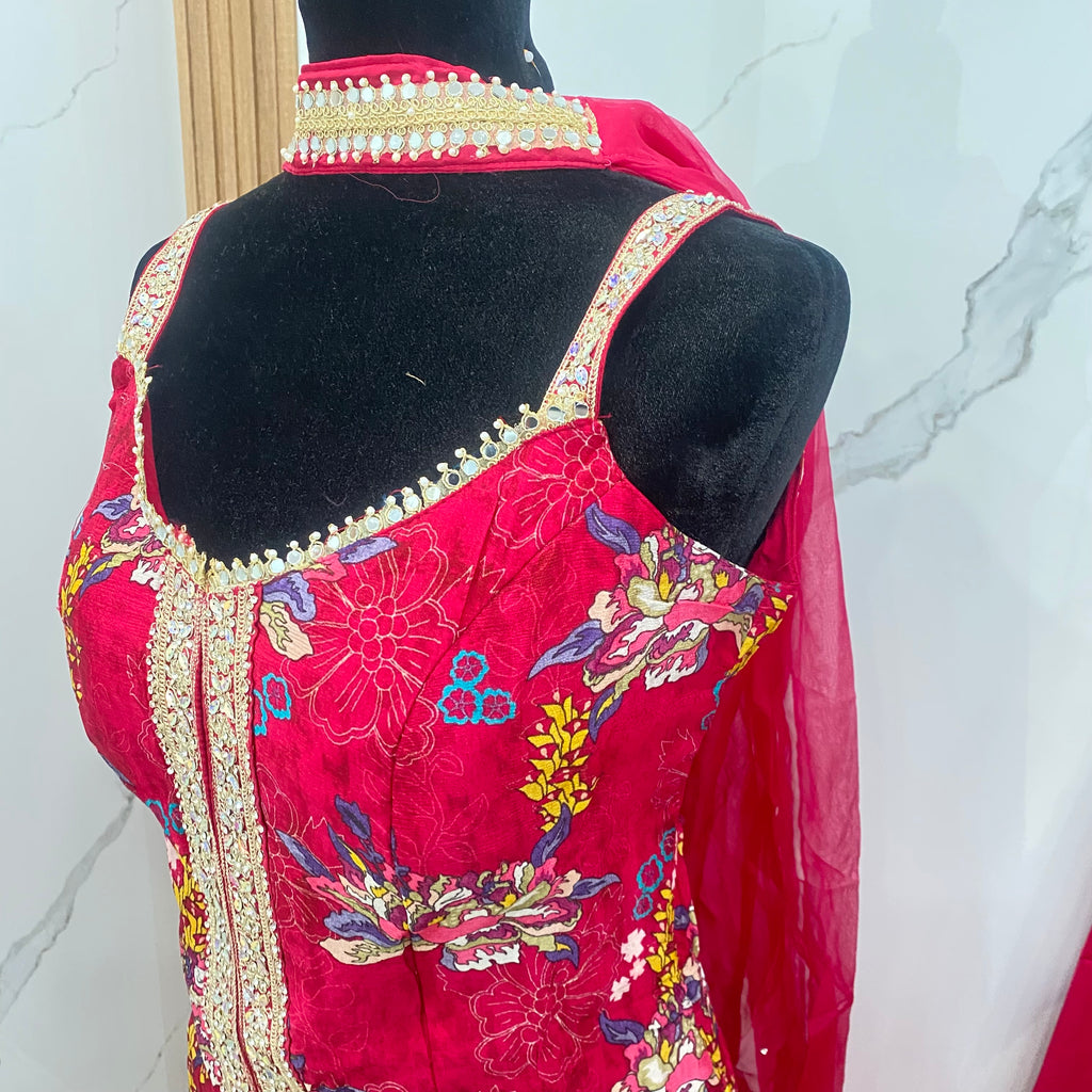 Embroidered suit