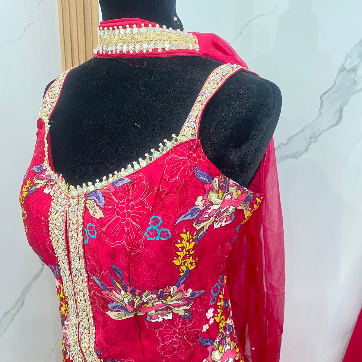 Embroidered suit