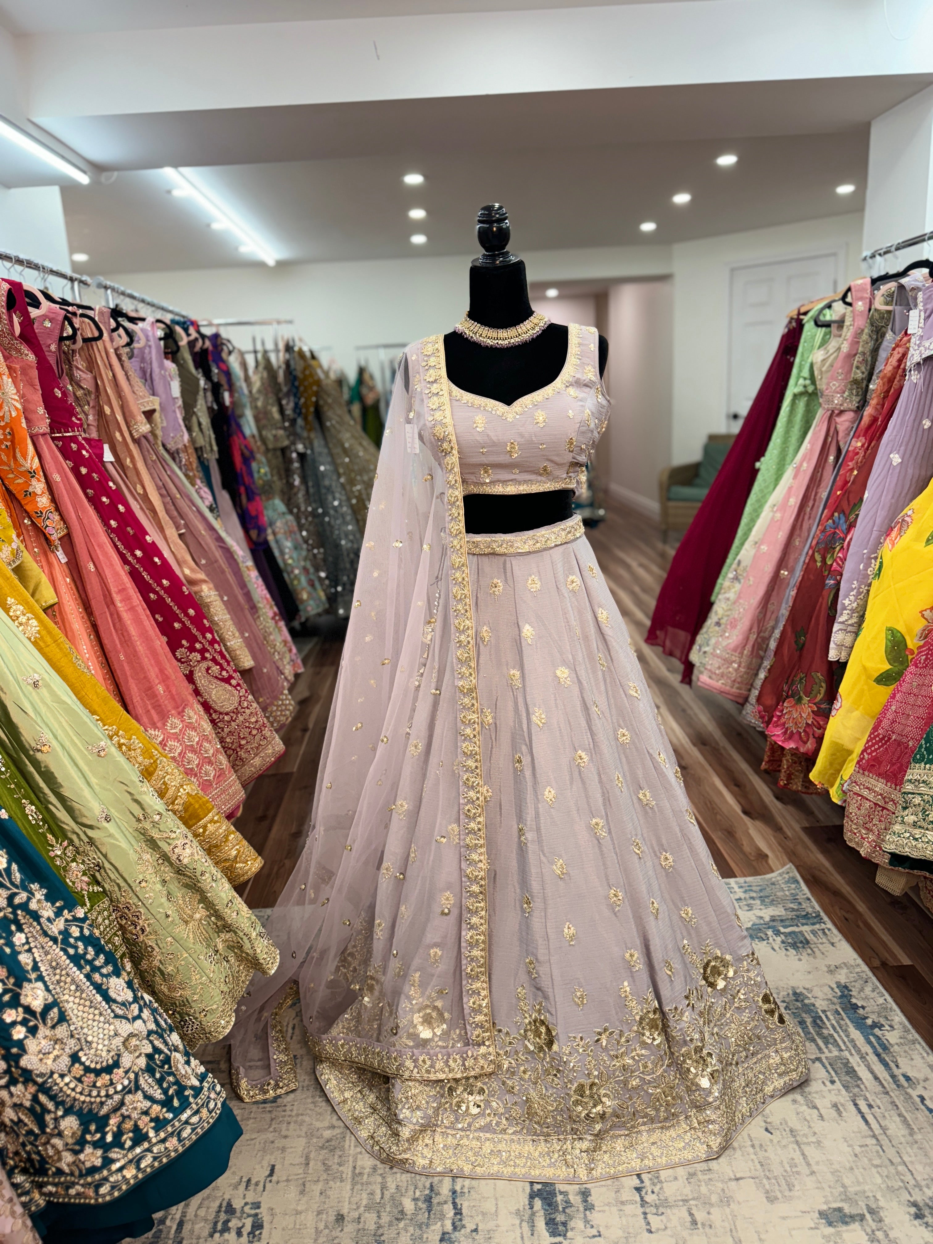 Pearl Purple lehenga choli