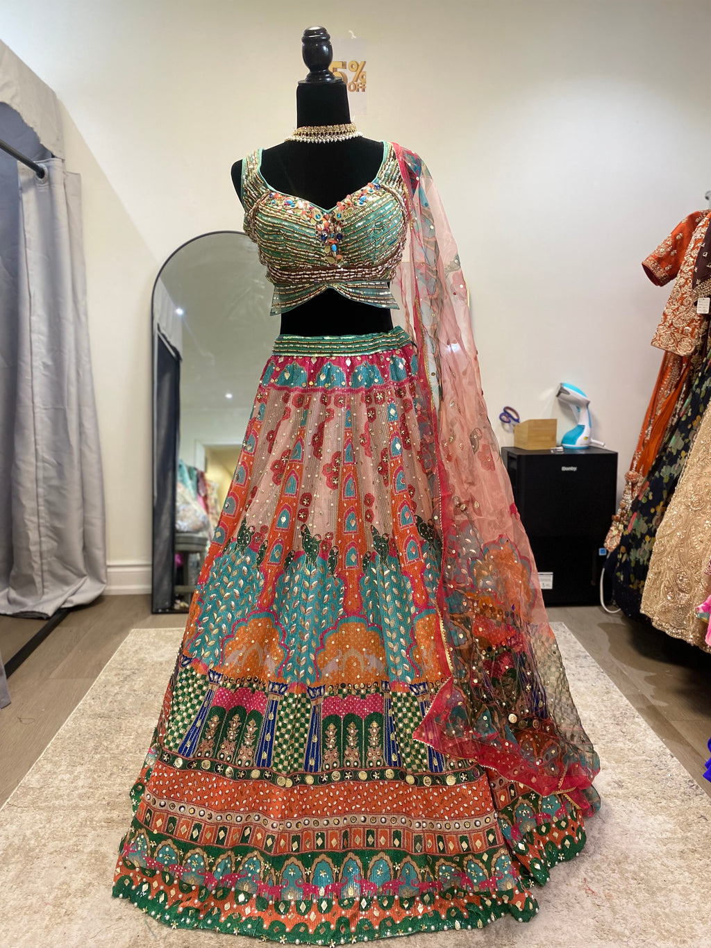 Traditional Embroidered Lehenga Choli