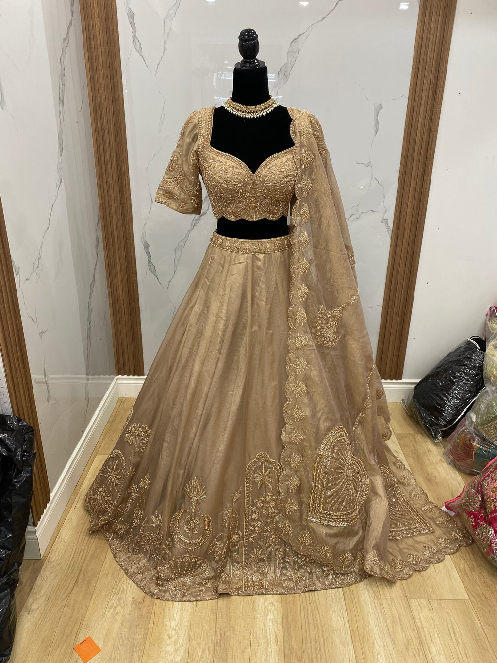 Beautiful heavy dhupatta designer lehenga choli