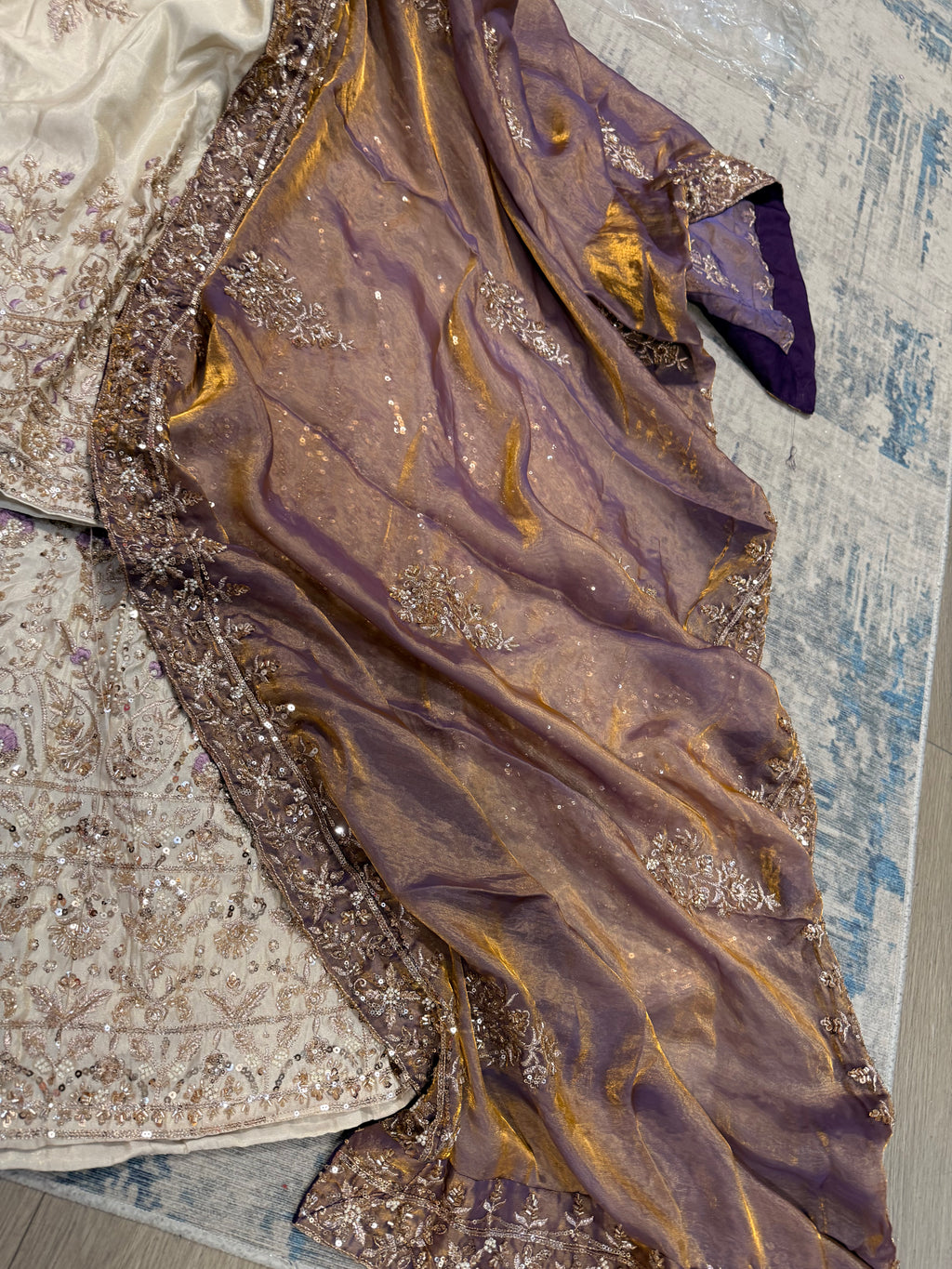 Embroidered suit