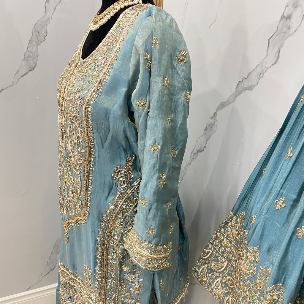 Embroidered suit