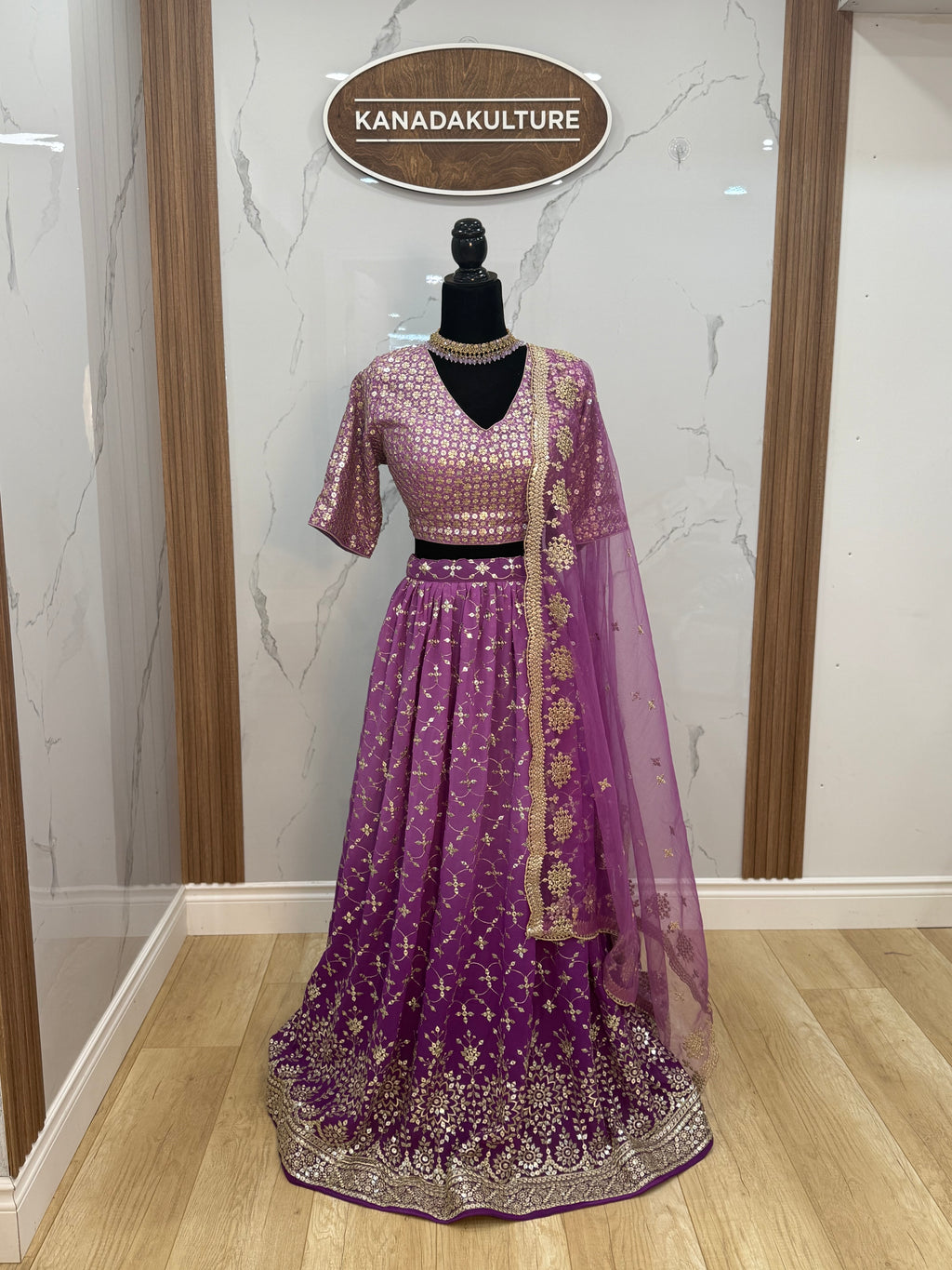 Traditional Embroidered Geogette Lehenga Choli