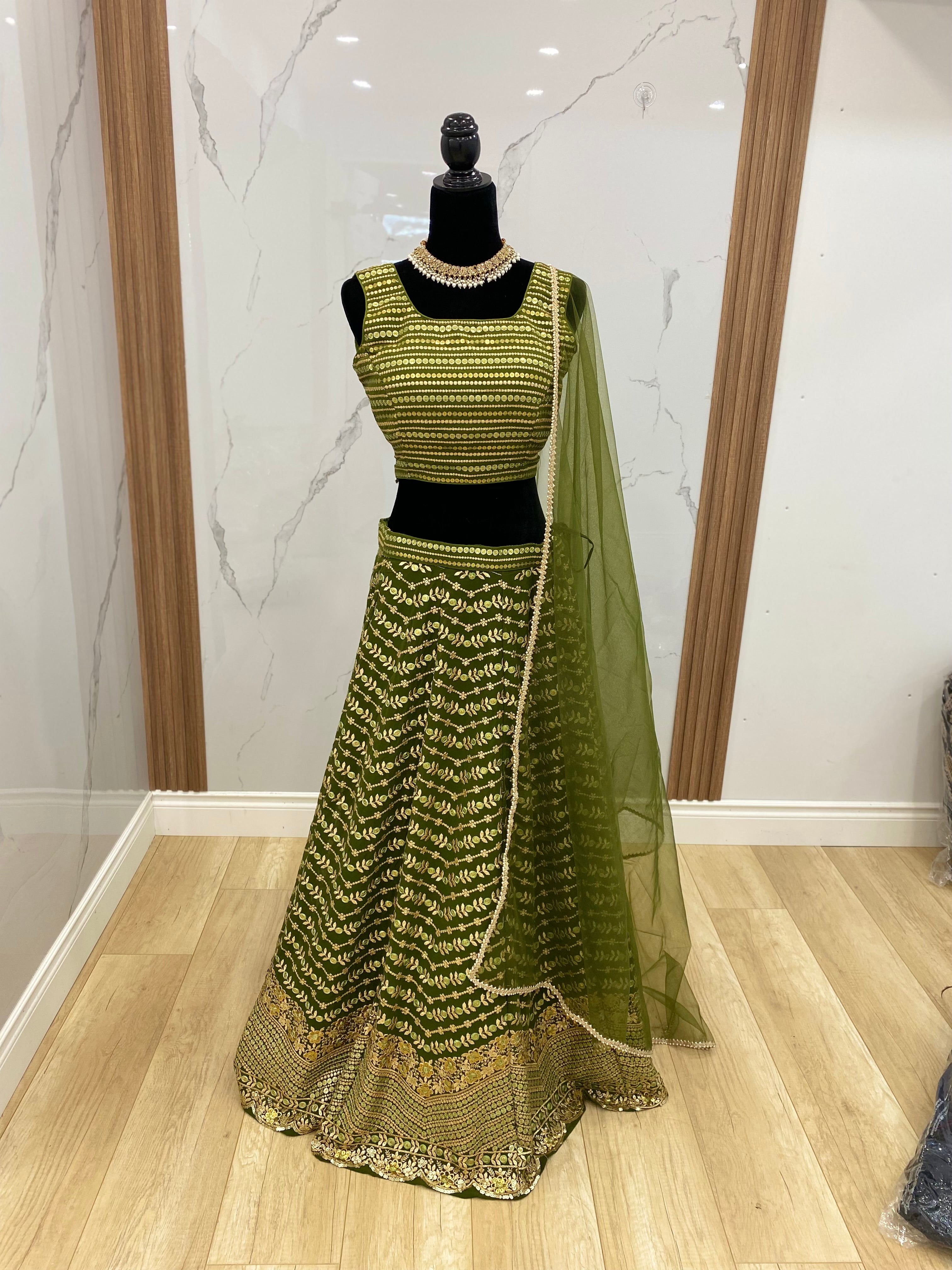 Perfect mehendi/sangeet Designer Lehenga choli