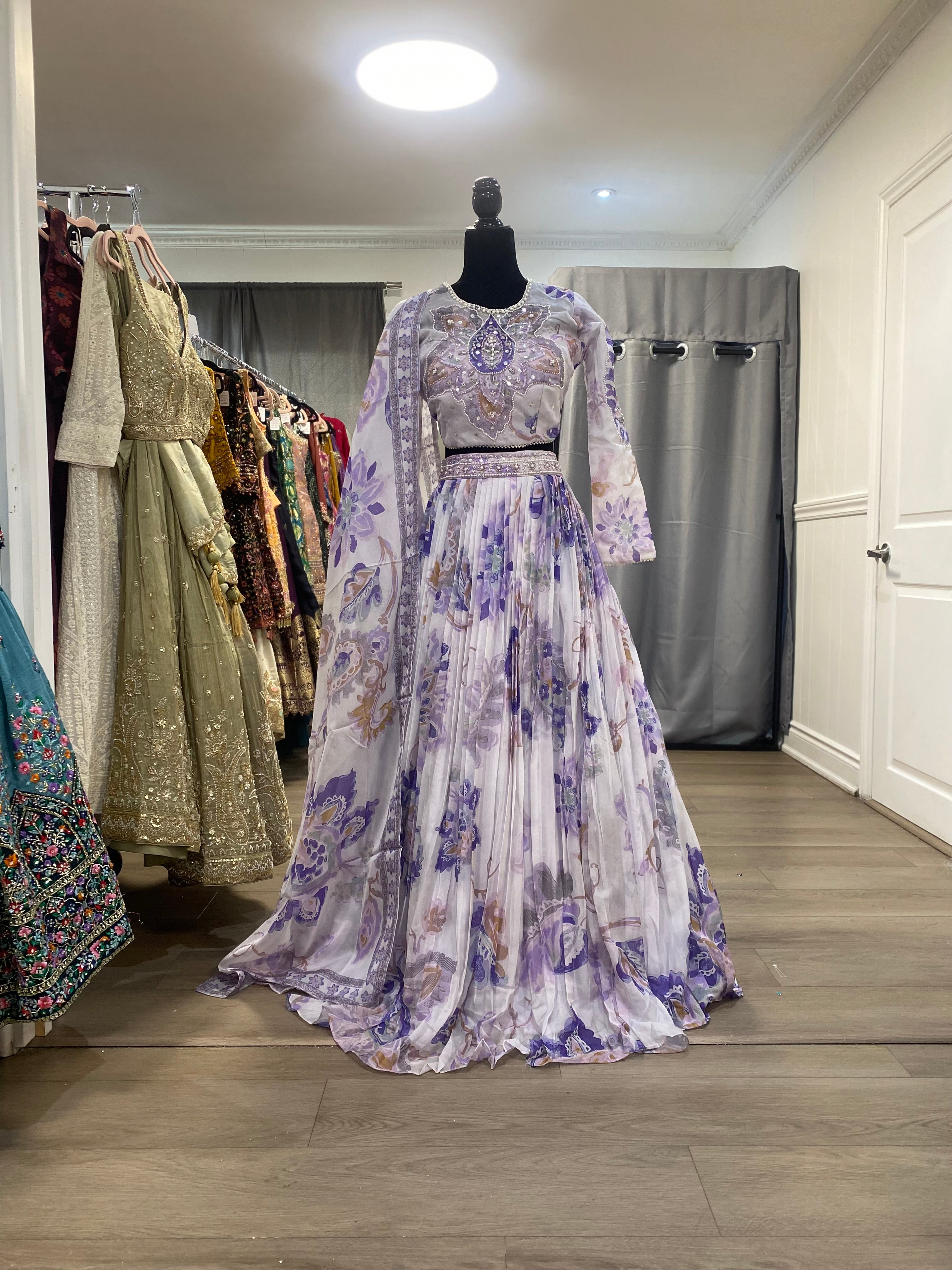 Traditional Embroidered Lehenga Choli