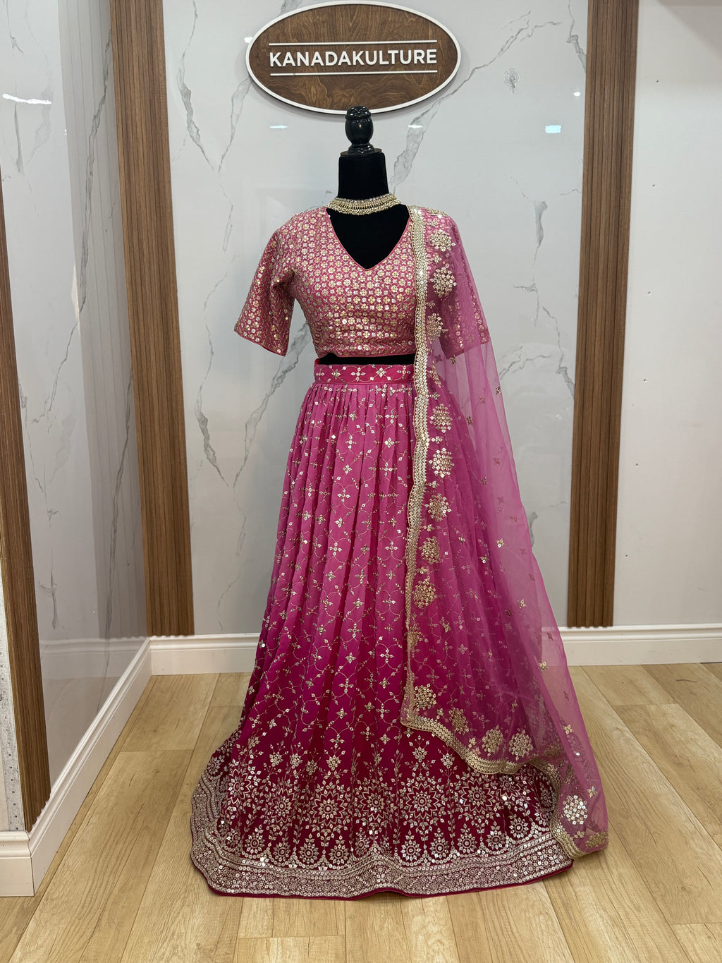 Traditional Embroidered Geogette Lehenga Choli