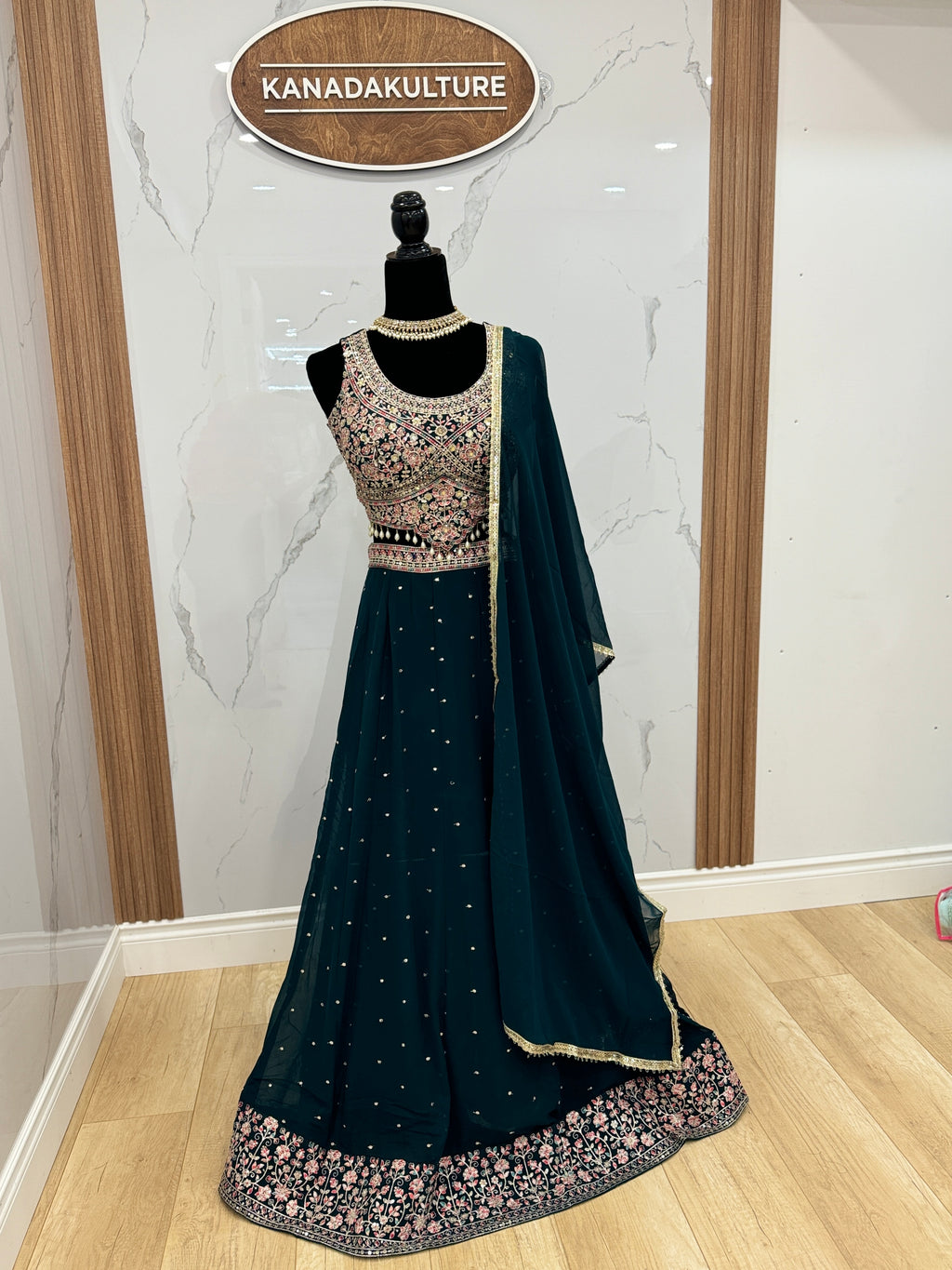 Traditional Embroidered Geogette Lehenga Choli