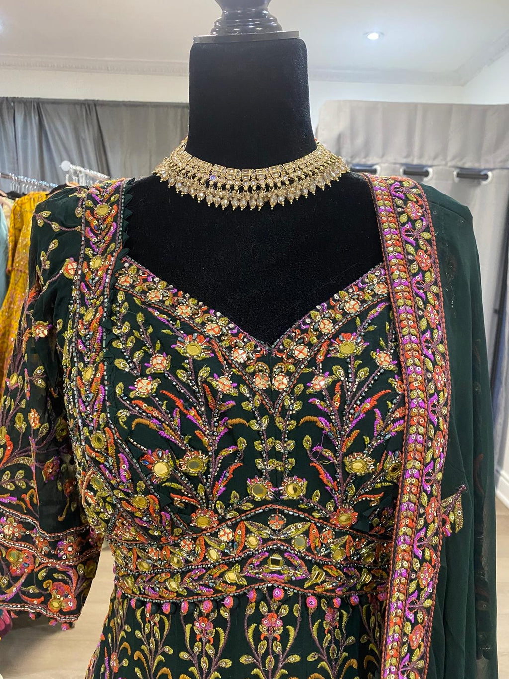 Embroidered gharara Suit – Kanada Kulture